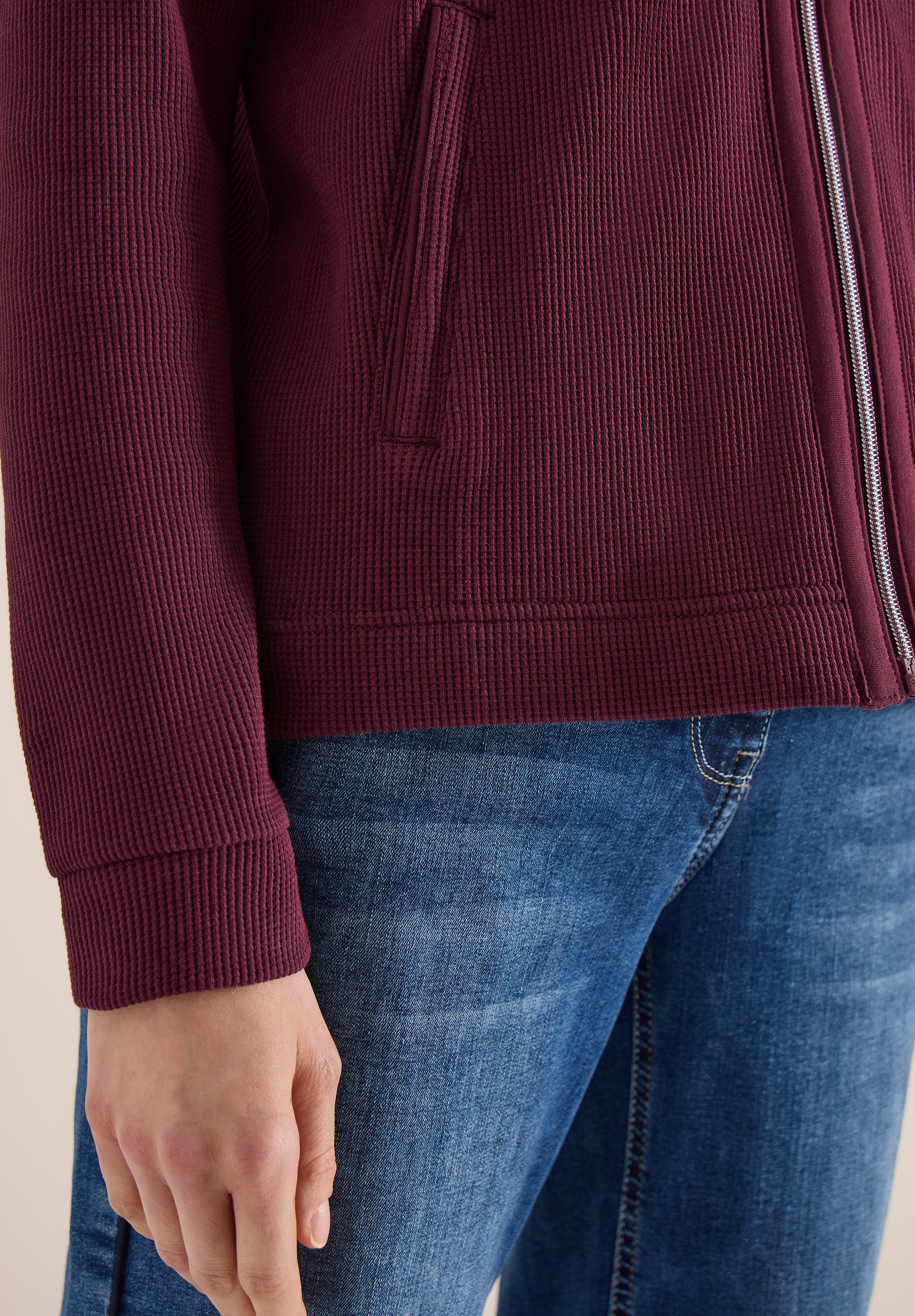 CECIL Sweatjacke mit Kapuze