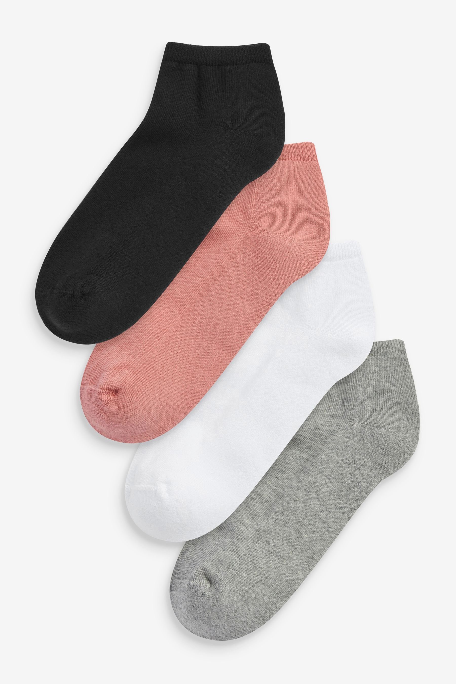 Next Sneakersocken Sneakersocken mit gepolsterter Sohle, 4er-Pack (1-Paar) Mix