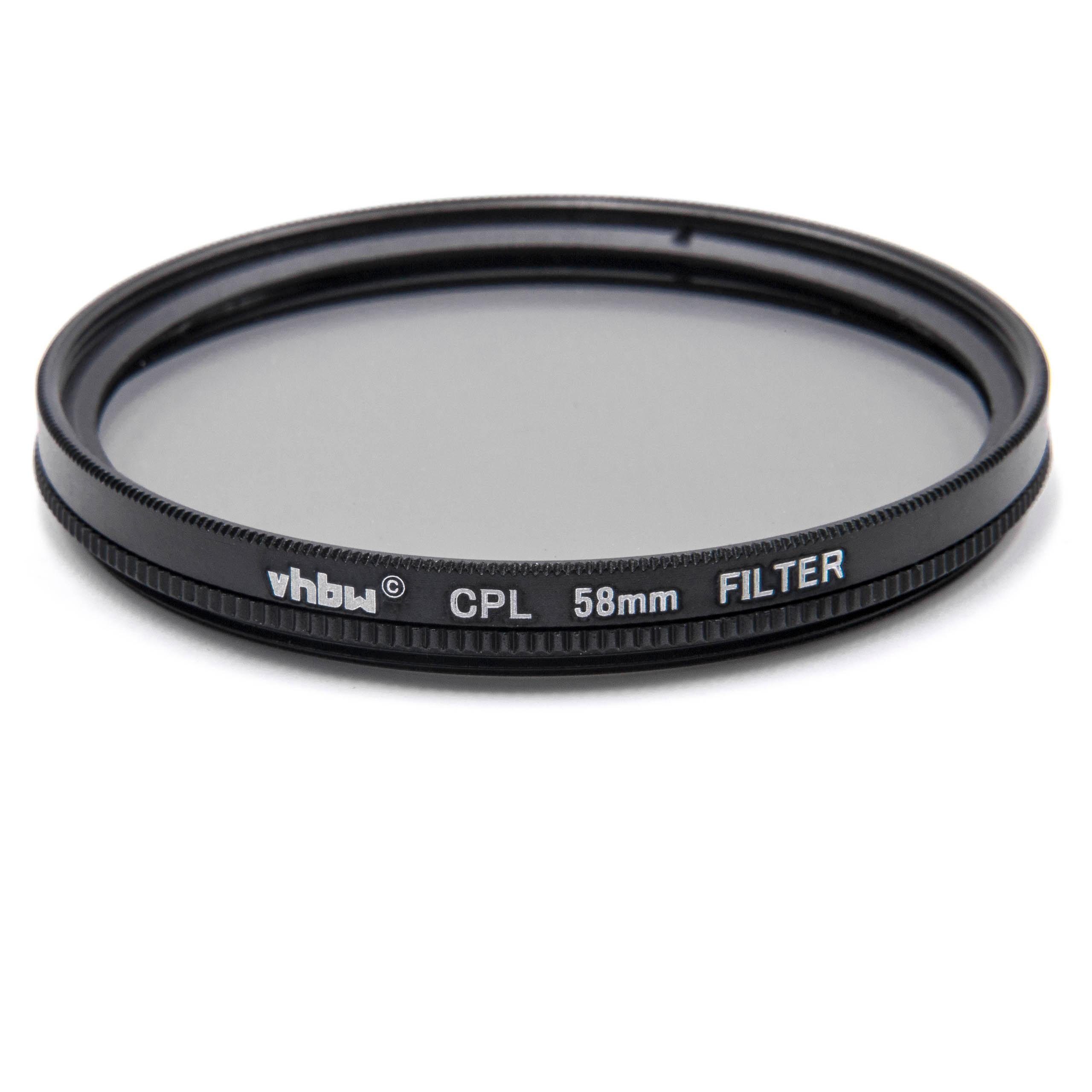 vhbw für Kamera / Foto DSLR Polfilter