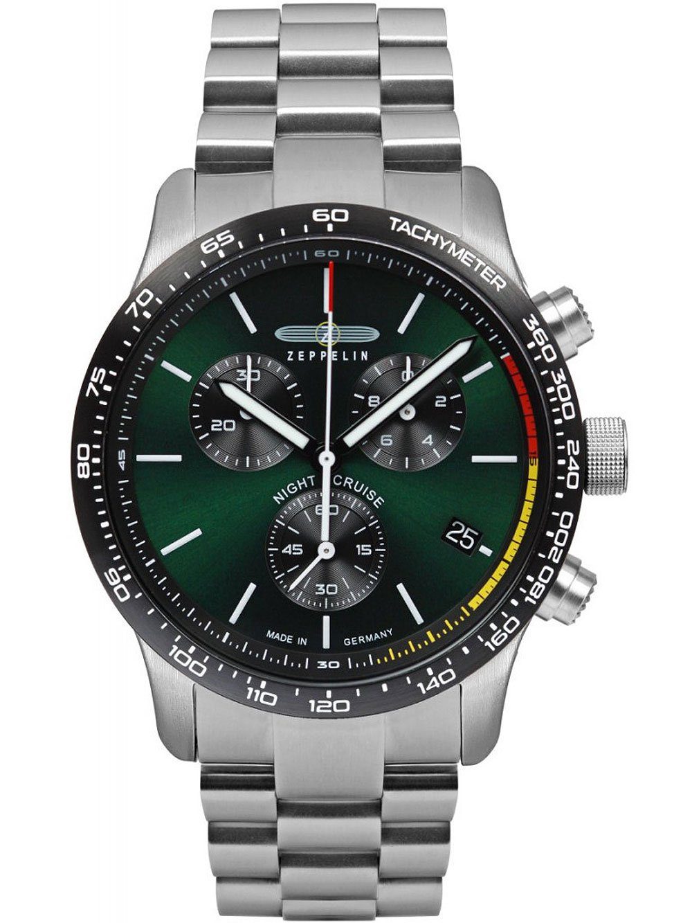 Quarzuhr Zeppelin 7288M-4 Night Cruise Chronograph Herrenuhr 42mm 10ATM Zeppelin 7288M-4 Night Cruise Chronograph Herrenuhr 42mm 10ATM