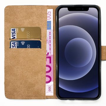 Numerva Handyhülle Bookstyle Etui für Samsung Galaxy M33 5G, Handy Tasche Schutzhülle Klapphülle Flip Cover Schwarz