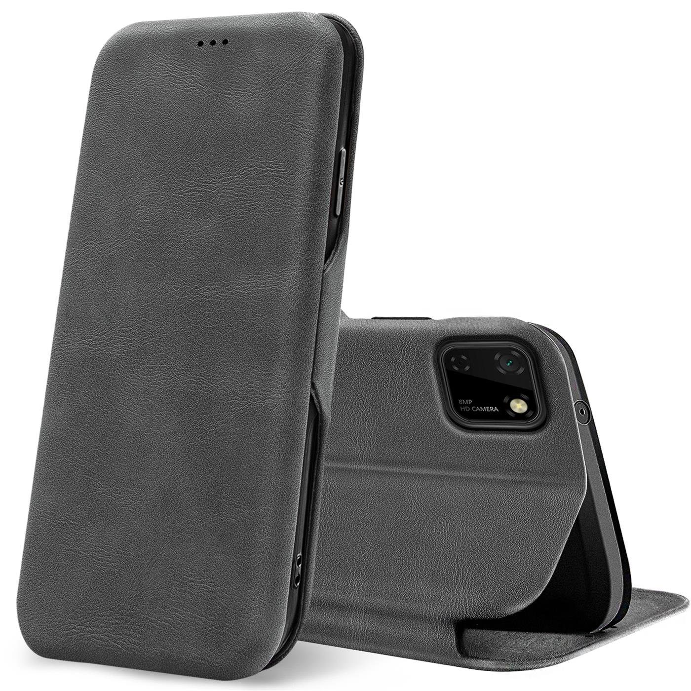 CoolGadget Handyhülle Business Premium Hülle für Huawei Y5P 5,45 Zoll, Handy Tasche mit Kartenfach für Y5p Schutzhülle
