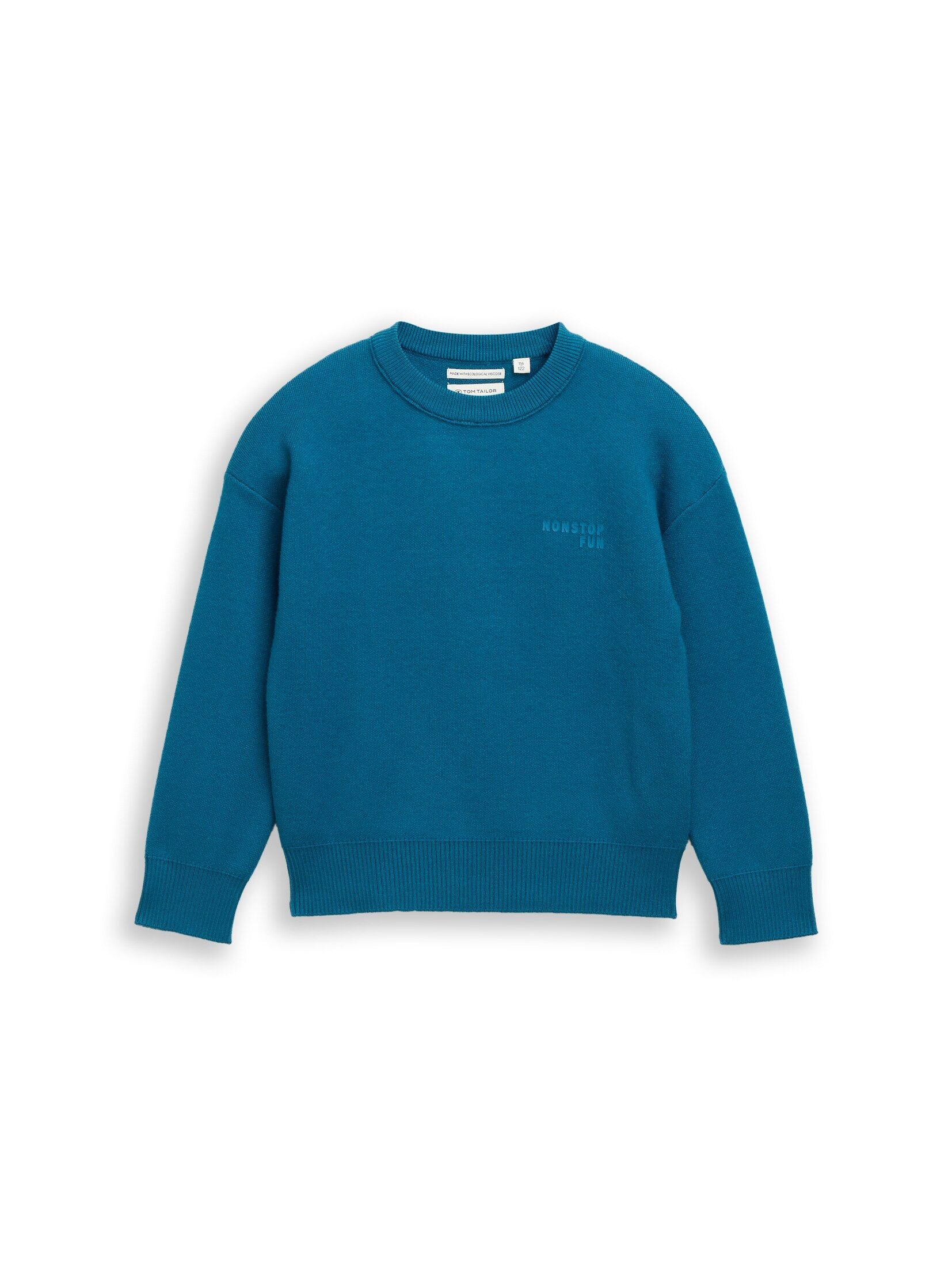 TOM TAILOR Strickpullover Pullover & Strickjacken Oversize Strickpullover mit Print