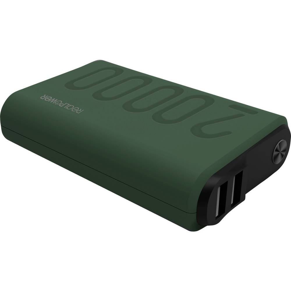 Realpower PB-20000 PD+ Powerbank 20.000 mAh Lithium Midnight, Grün 333646 Powerbank