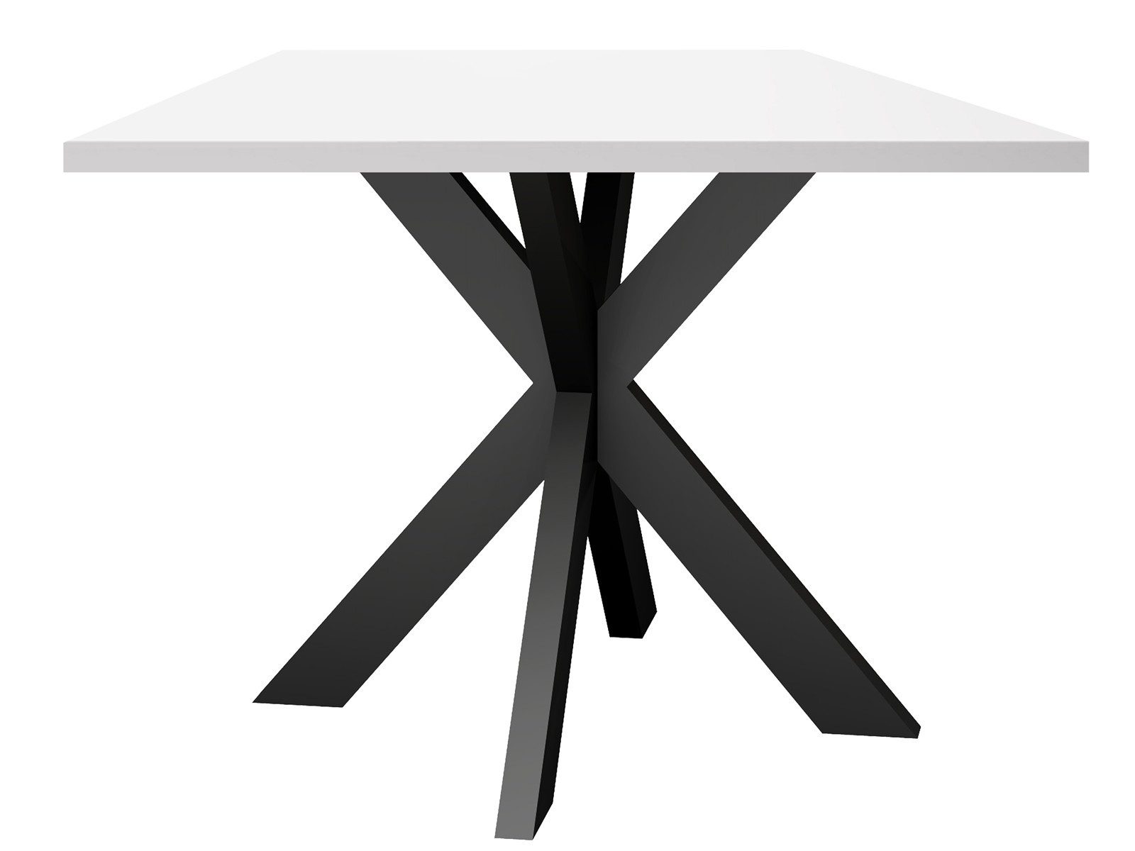 Storado Esstisch Big System Metall Stern Esstisch 20007, Der Esstisch Big System (140x90 cm, für bis zu 6 Personen) besticht.