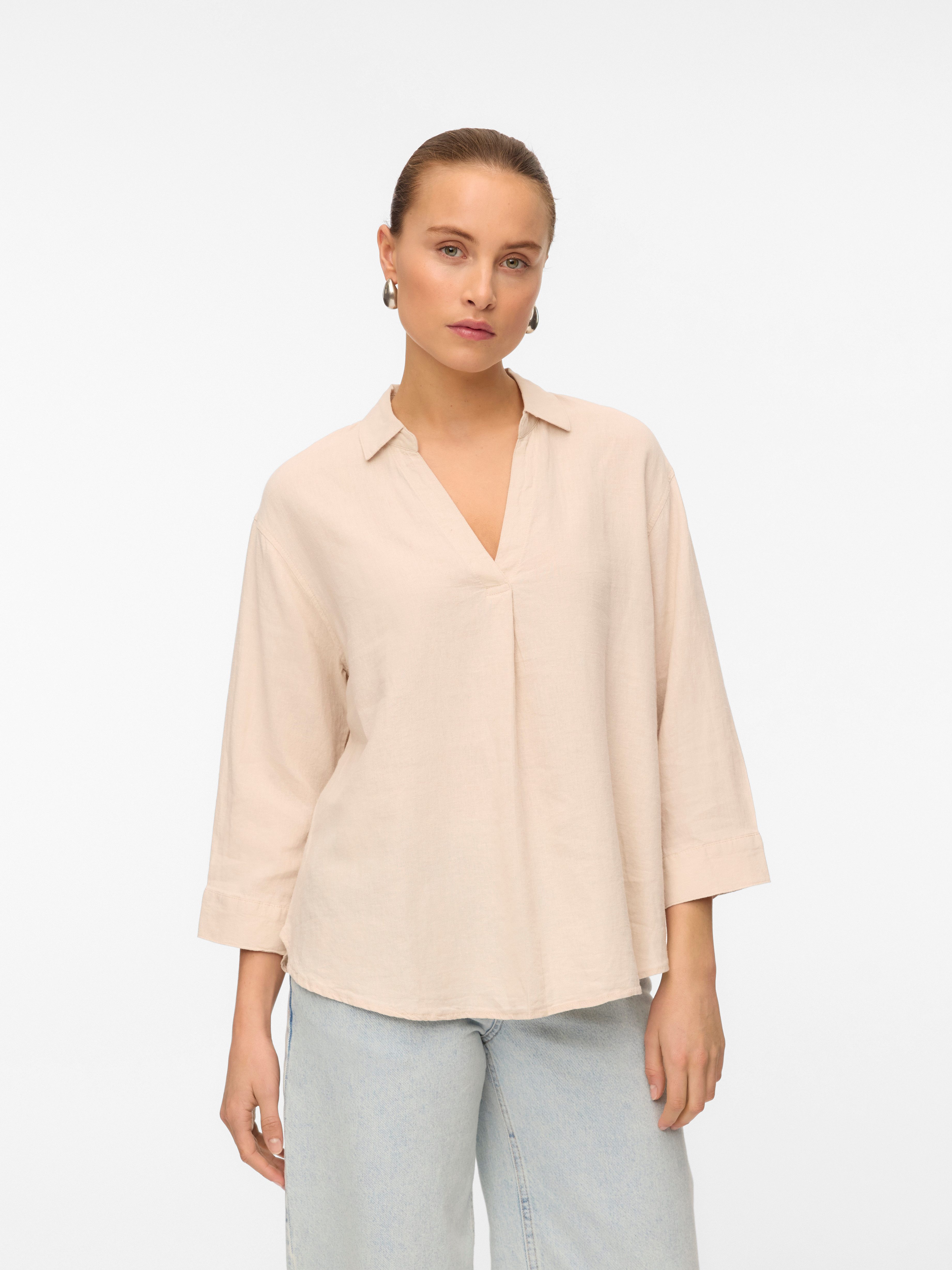 Vero Moda Shirtbluse VMLINN 3/4 TOP günstig online kaufen