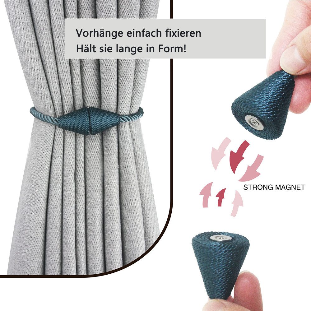 Coonoor Raffhalter Magnetische Vorhang Raffhalter Vorhang Schnallen, (2-tlg günstig online kaufen