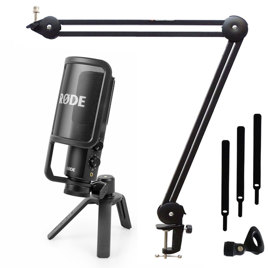 Mikrofon Rode NT-USB+ USB-Kondensatormikrofon mit Gelenkarm