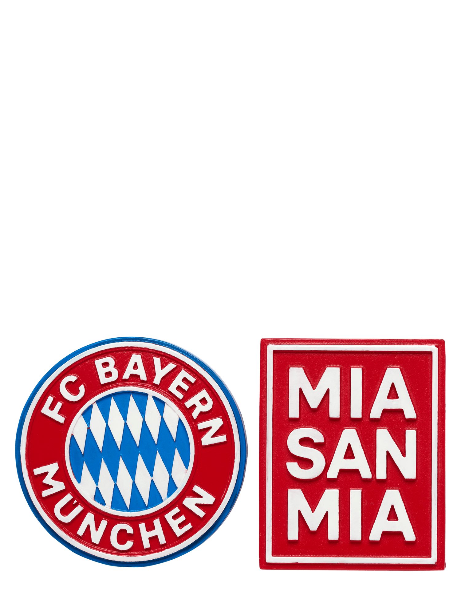 FC Bayern München Magnet FC Bayern München Magnet Logo 2er-Set Rot I Fußball
