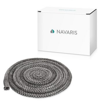 Navaris Dichtungsband Kamindichtung - 3m Dichtschnur aus Glasfaser - selbstklebend, (1-St)