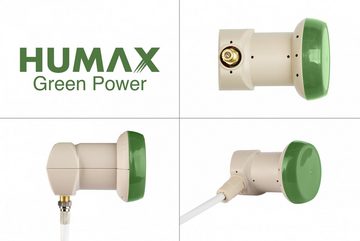 Humax Green Power Single LNB 313, stromsparend Universal-Single-LNB (für 1 Teilnehmer, Umweltfreundliche Verpackung, LTE Filter)