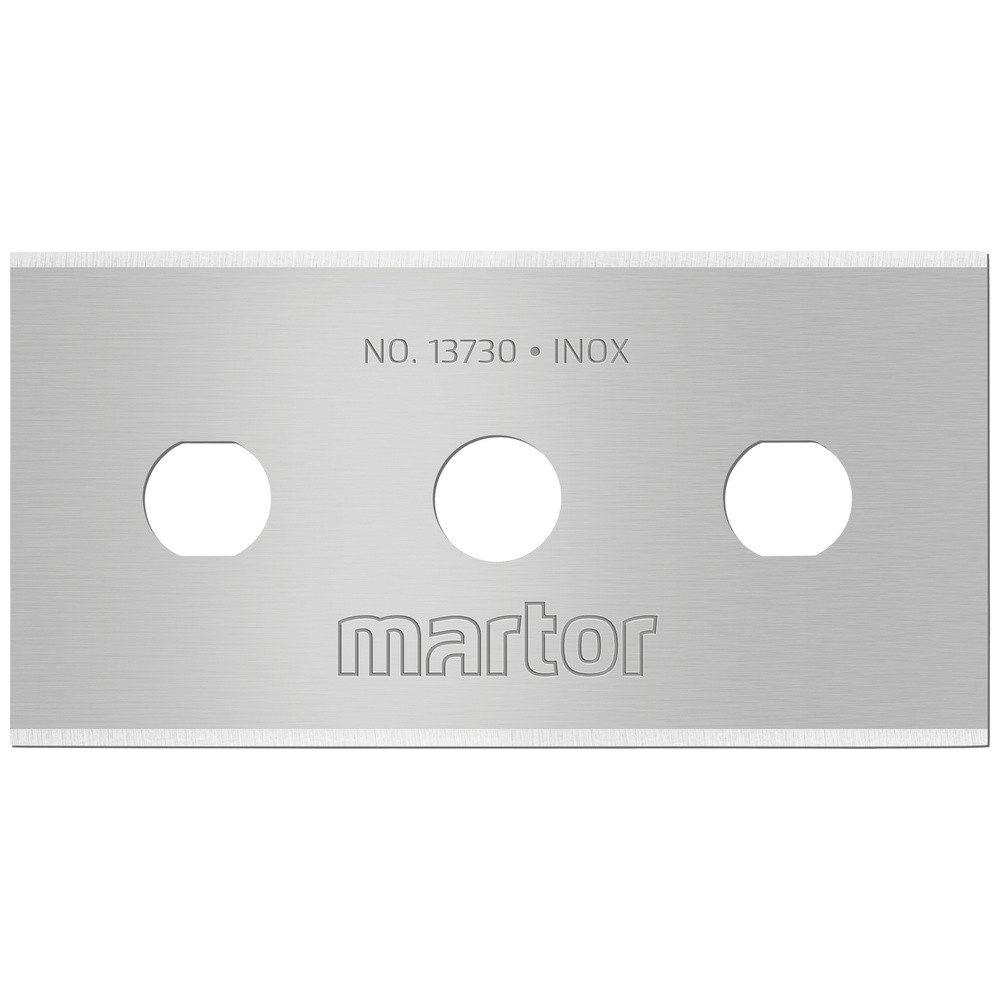 Martor Cuttermesser MARTOR 13730.60 Ersatzklinge INDUSTRIEKLINGE Standardschliff 10 St.