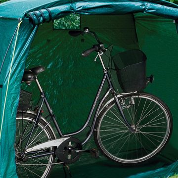 Happy People Gerätezelt Universal Fahrrad Garage Camping, Vorrat Lagerzelt Garten Geräte Beistell Zelt