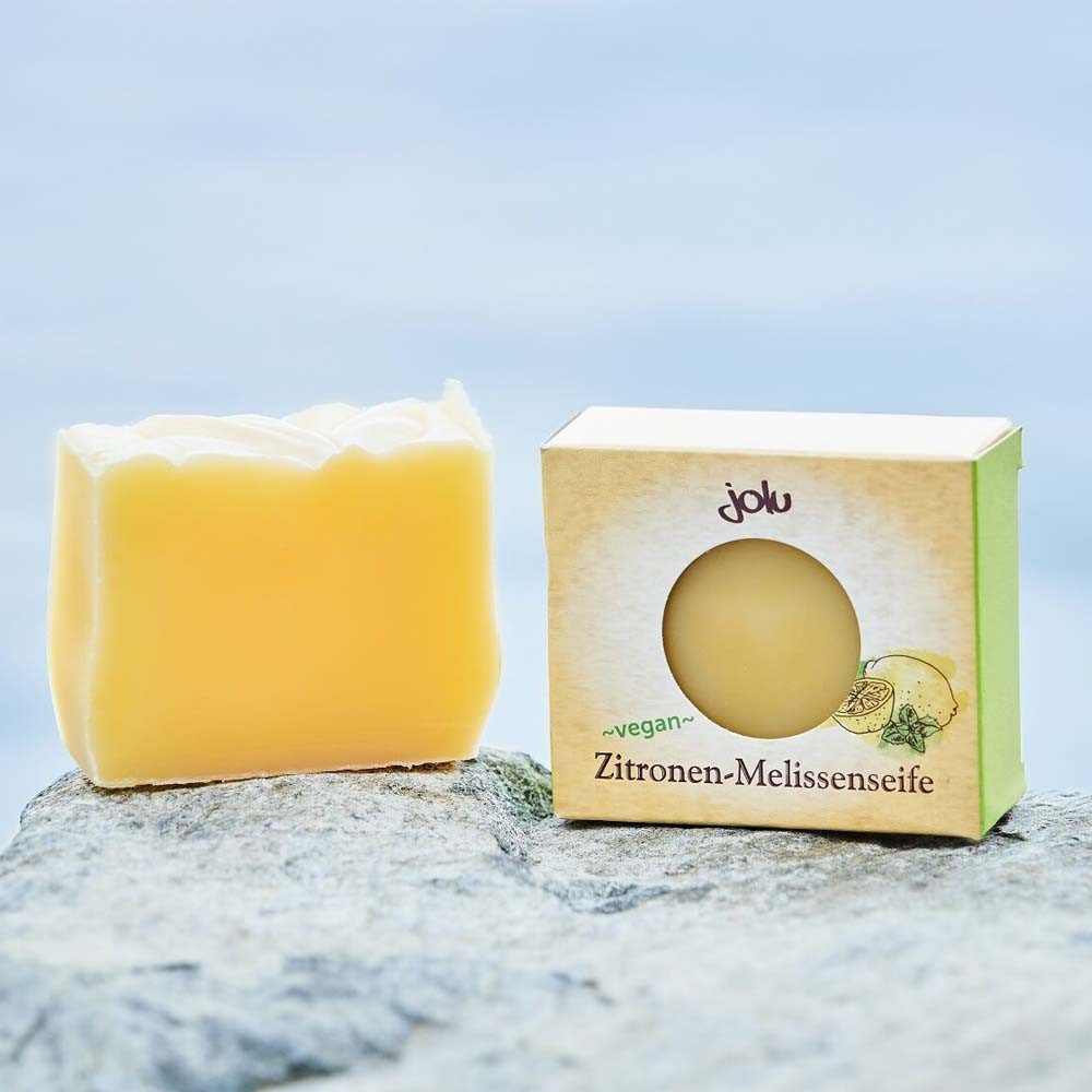 Jolu Feste Duschseife Dusch- und Handseife - Zitronen-Melisse 90g
