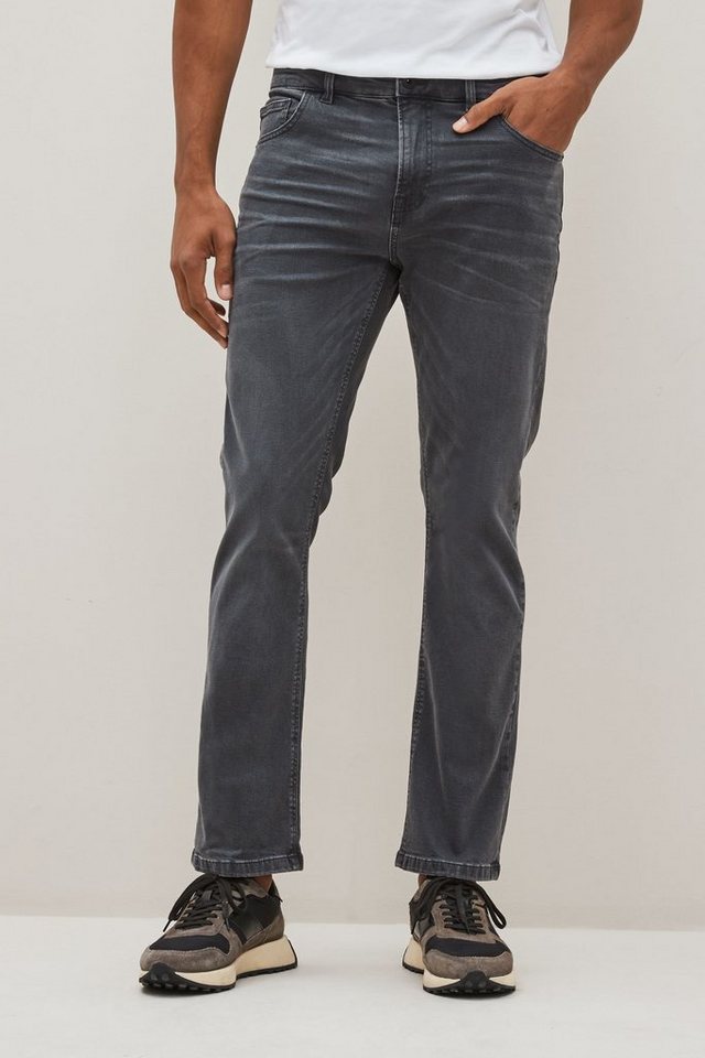 Next Bootcut-Jeans Bootcut Fit Authentic Stretch-Jeans (1-tlg)