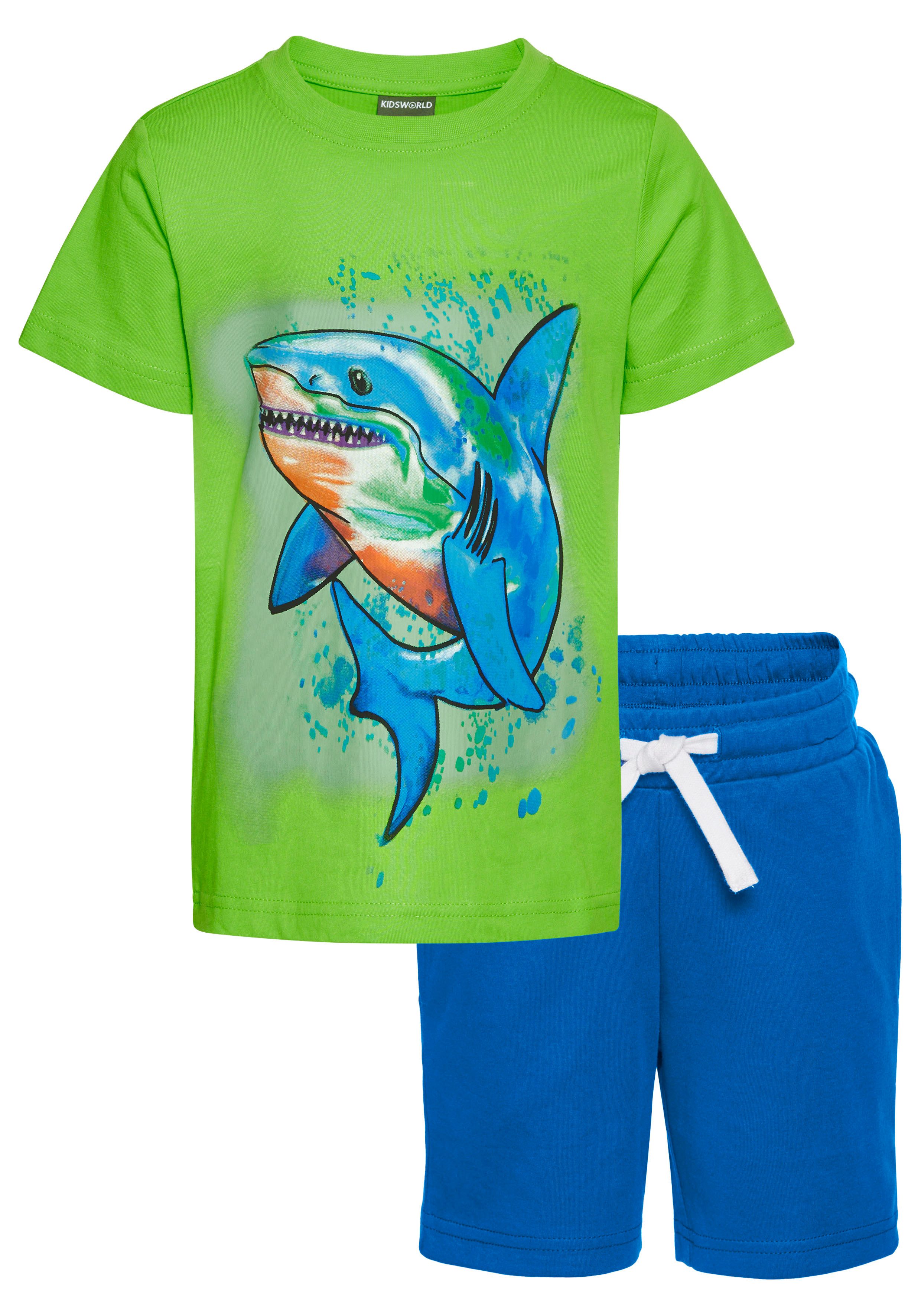 KIDSWORLD T-Shirt & Sweatbermudas (Set, 2-tlg., 2), T-Shirt und Hose im Set