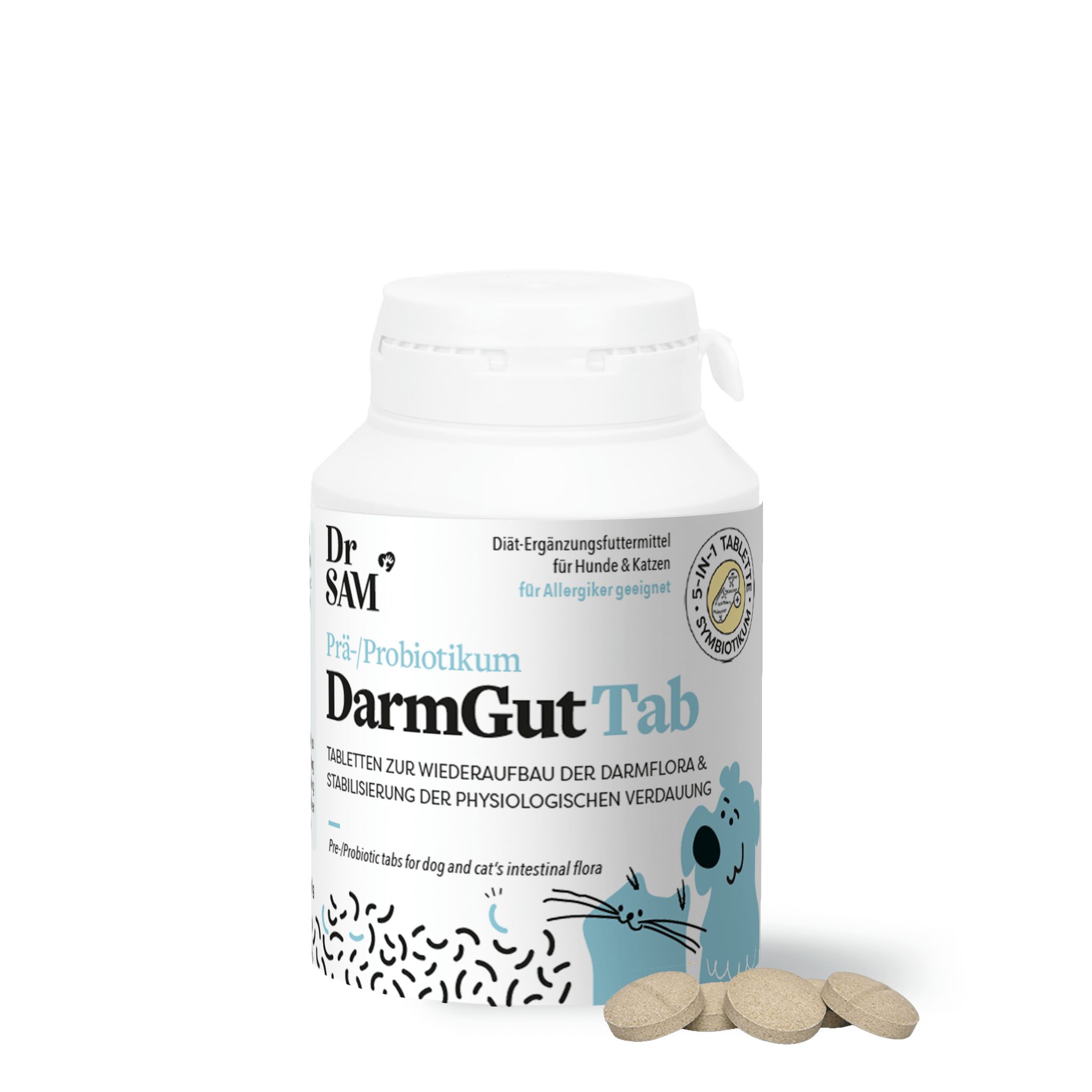 Dr. SAM Tierpräparate Dr. SAM DarmGut Tab – Prä-/Probiotikum
