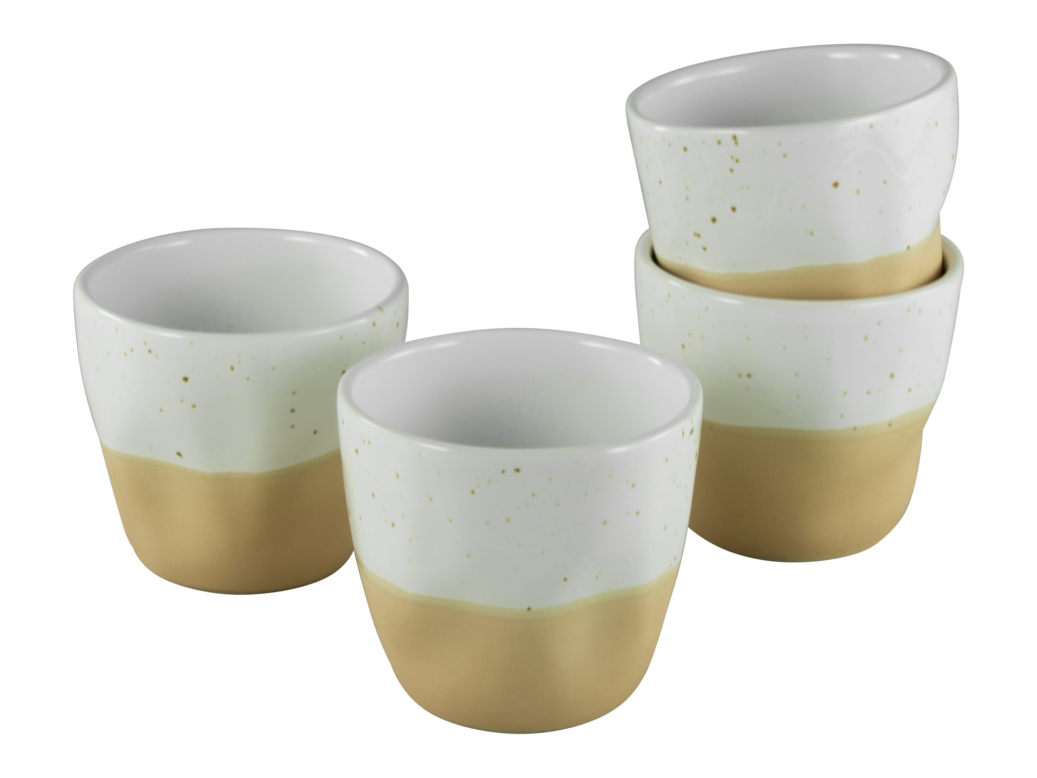 my home Becher Teebecher, modernes Geschirr-Set Bruddesta, 4er Set, 4-tlg., Steinzeug, hohe Haltbarkeit, spülmaschinengeeignet & mikrowellengeeignet, 350 ml. Reduzierter Preis € 14,85. Unverbindliche Preisempfehlung € 49,99