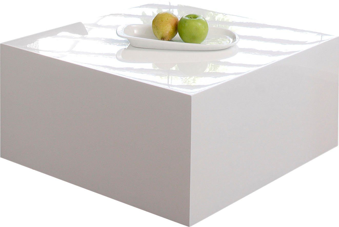SalesFever Couchtisch, Ultramoderner Hochglanztisch mit Lounge-Charakter und pflegeleichter O