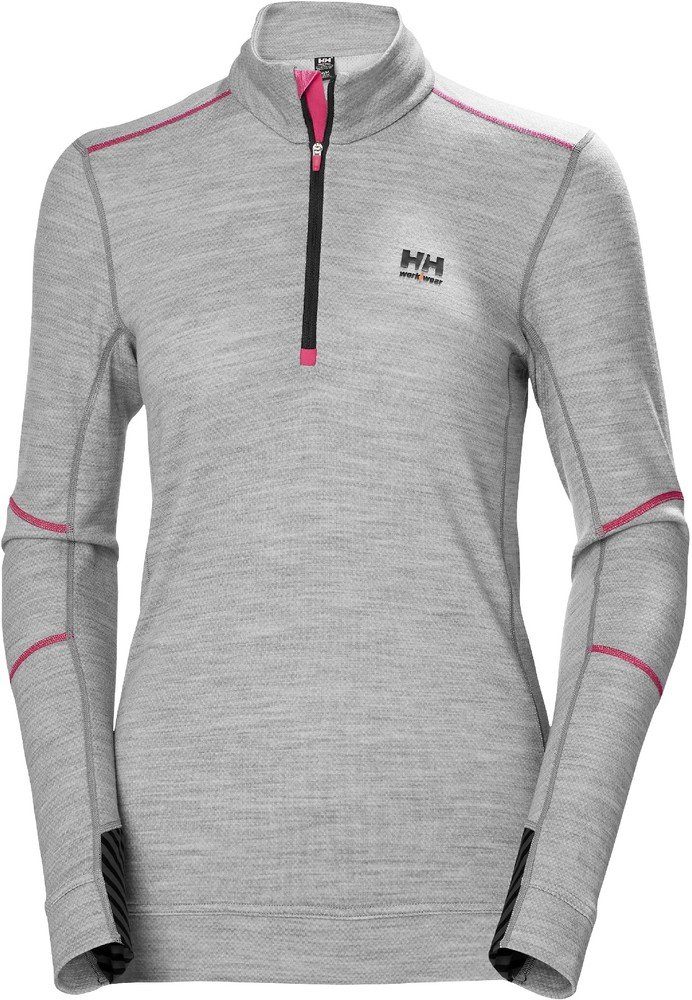 Helly Hansen Longsleeve Lifa Merino Half Zip Mid Grey