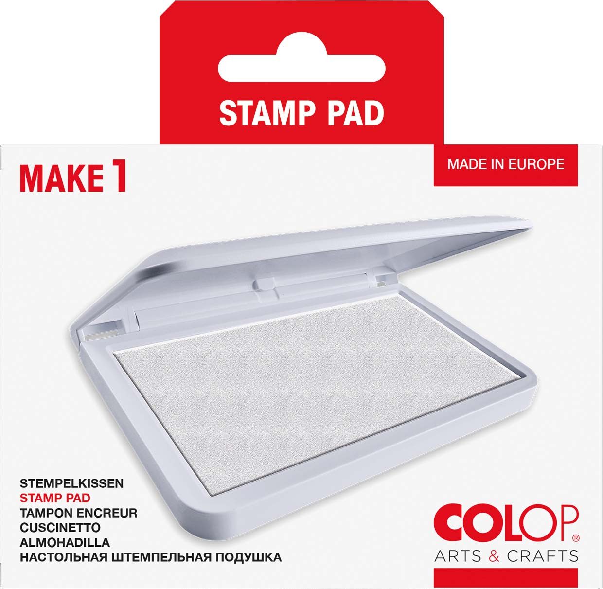COLOP COLOP 163988 COLOP Stempelkissen MAKE 1, 90 x 50 mm, frozen white Stempelkissen