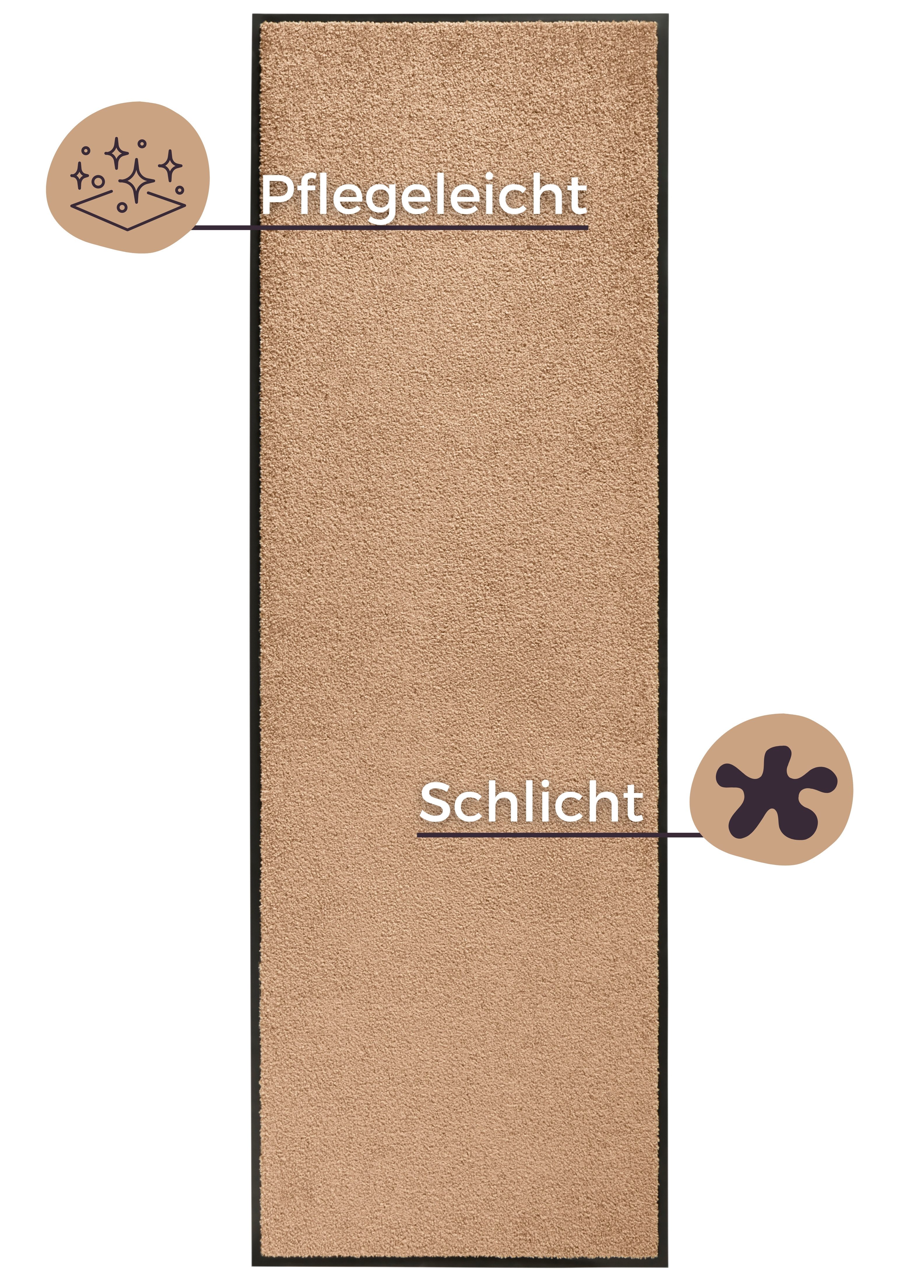 HANSE Home Fußmatte Wash & Clean, rechteckig, Höhe: 7 mm, Schmutzfangmatte, Türmatte, In- und Outdoor, Teppich, Läufer, waschbar – Bild 5 von 5