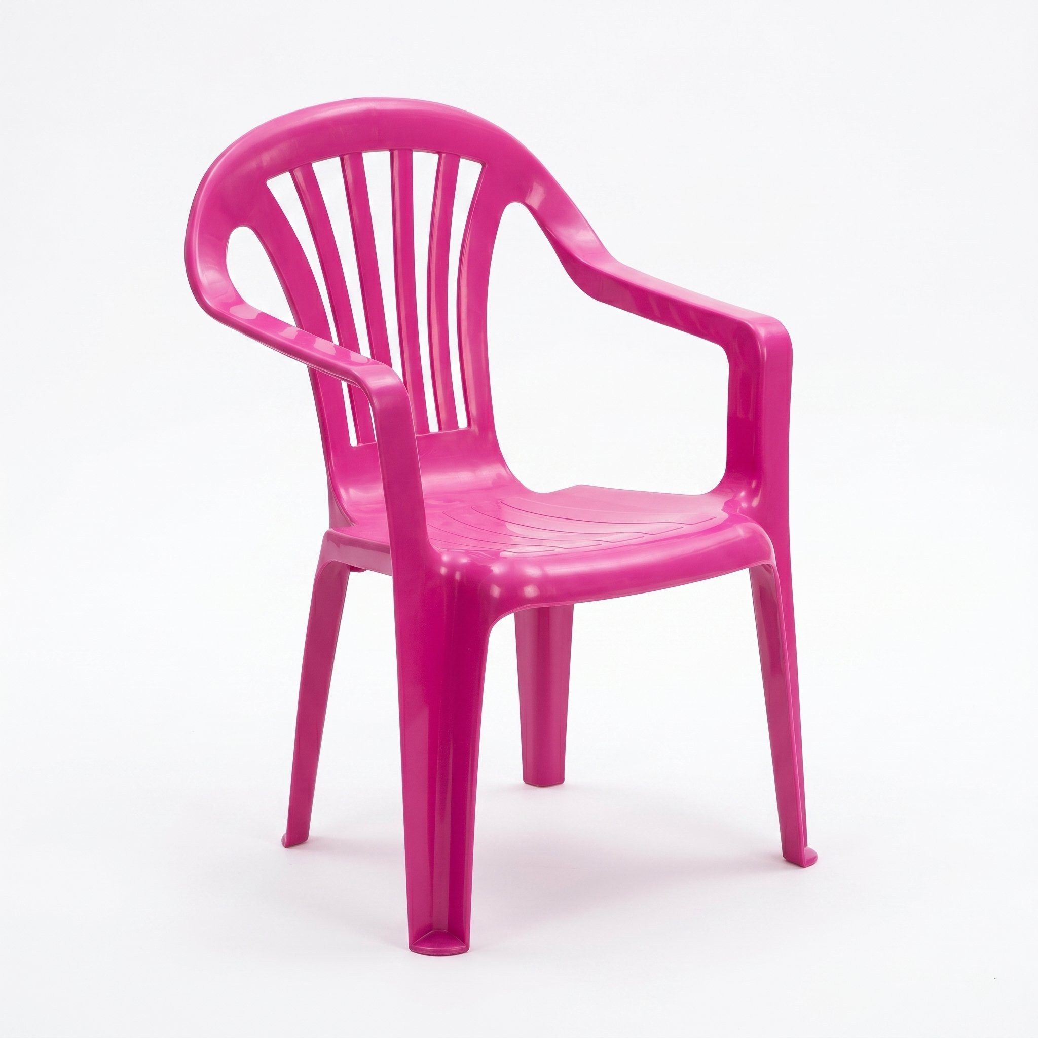 Fachhandel Plus Kinderstuhl Kindergartenstuhl aus Kunststoff – stapelbarer Kinderstuhl, 2 Farben zu Auswahl: hellblau oder rosa