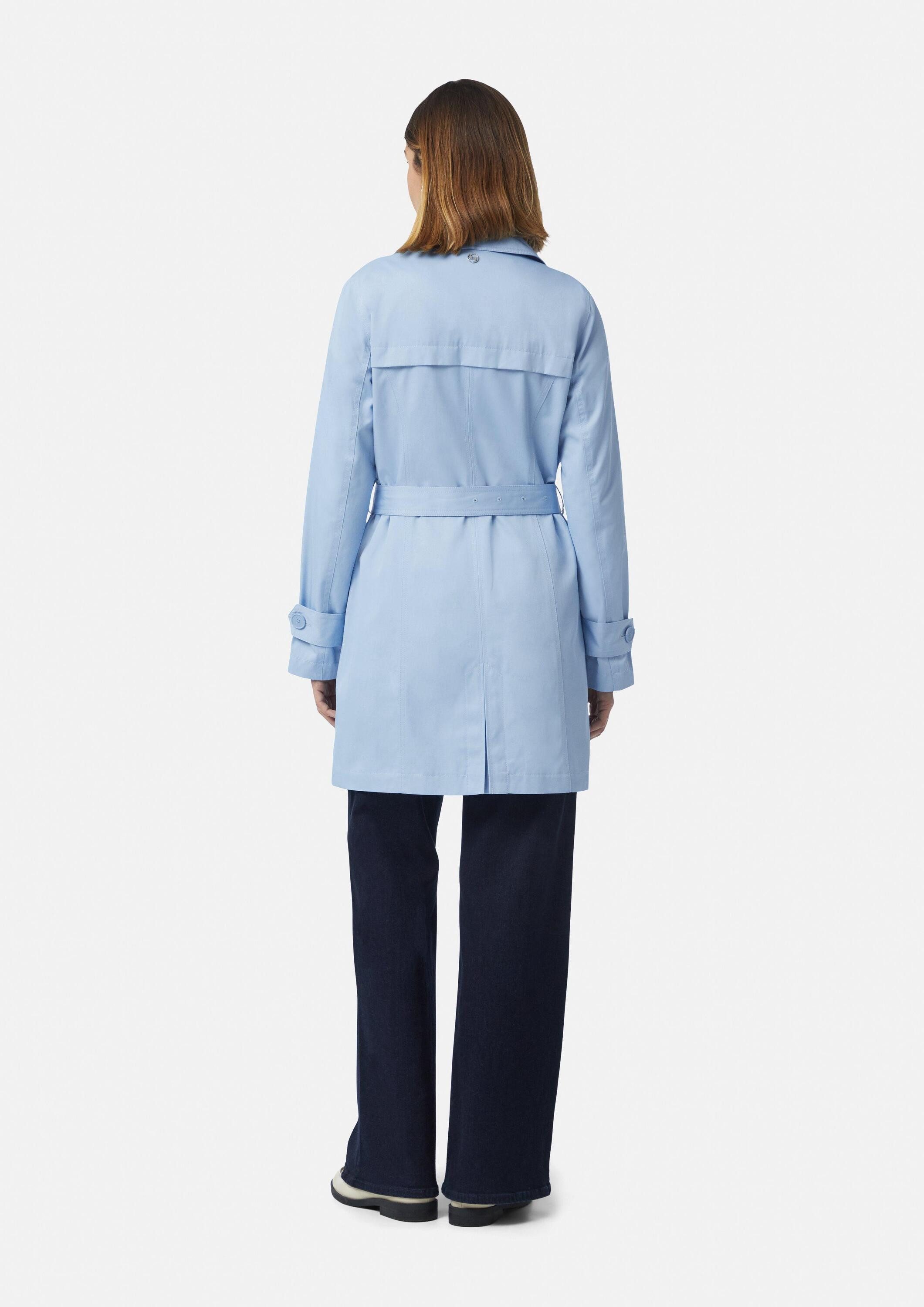 comma Trenchcoat Outdoor-Mantel Eleganter Baumwoll-Trenchcoat im Slim Fit