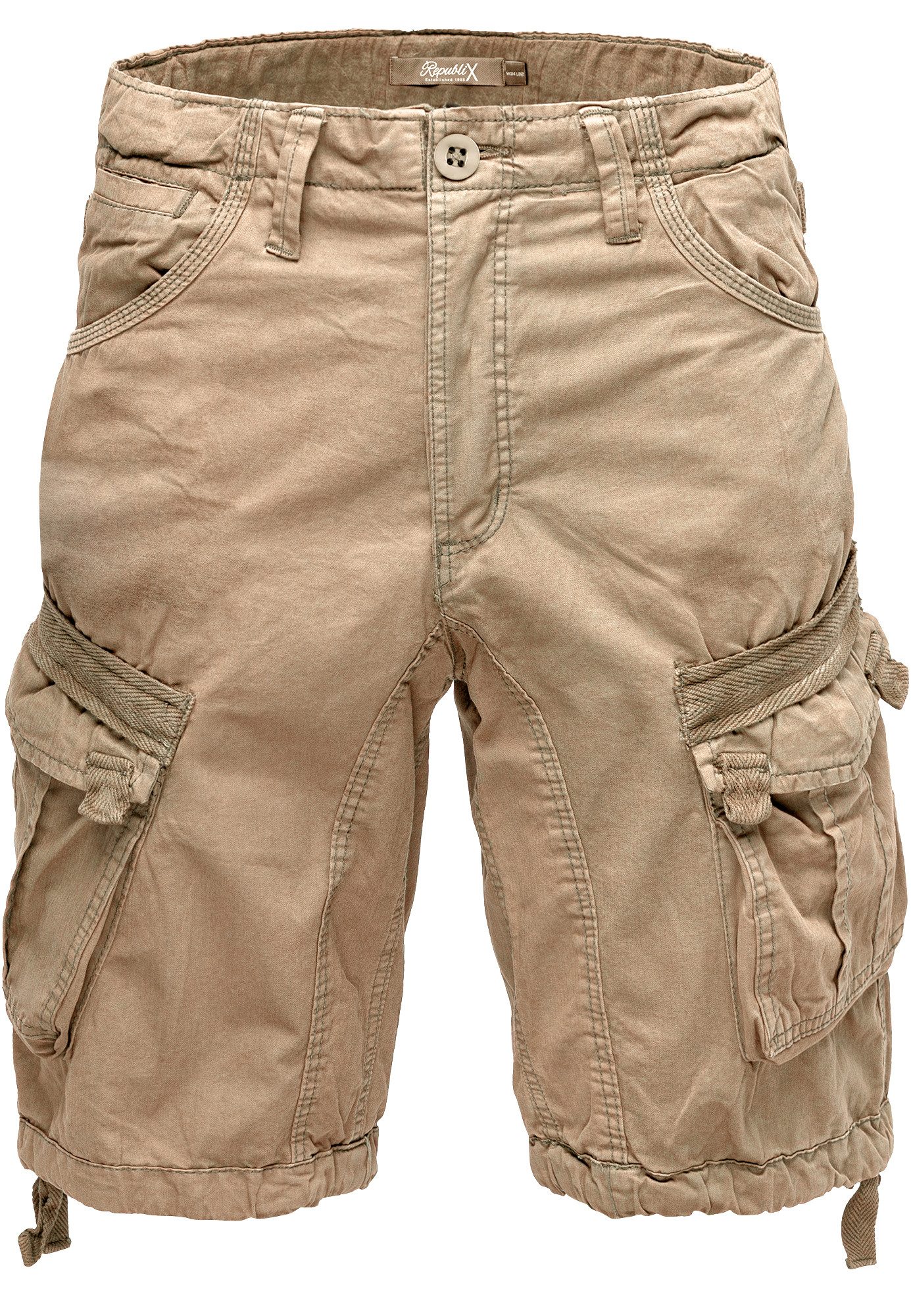 REPUBLIX Cargoshorts MARLEY Herren Bermuda Short Hose Regular Fit günstig online kaufen