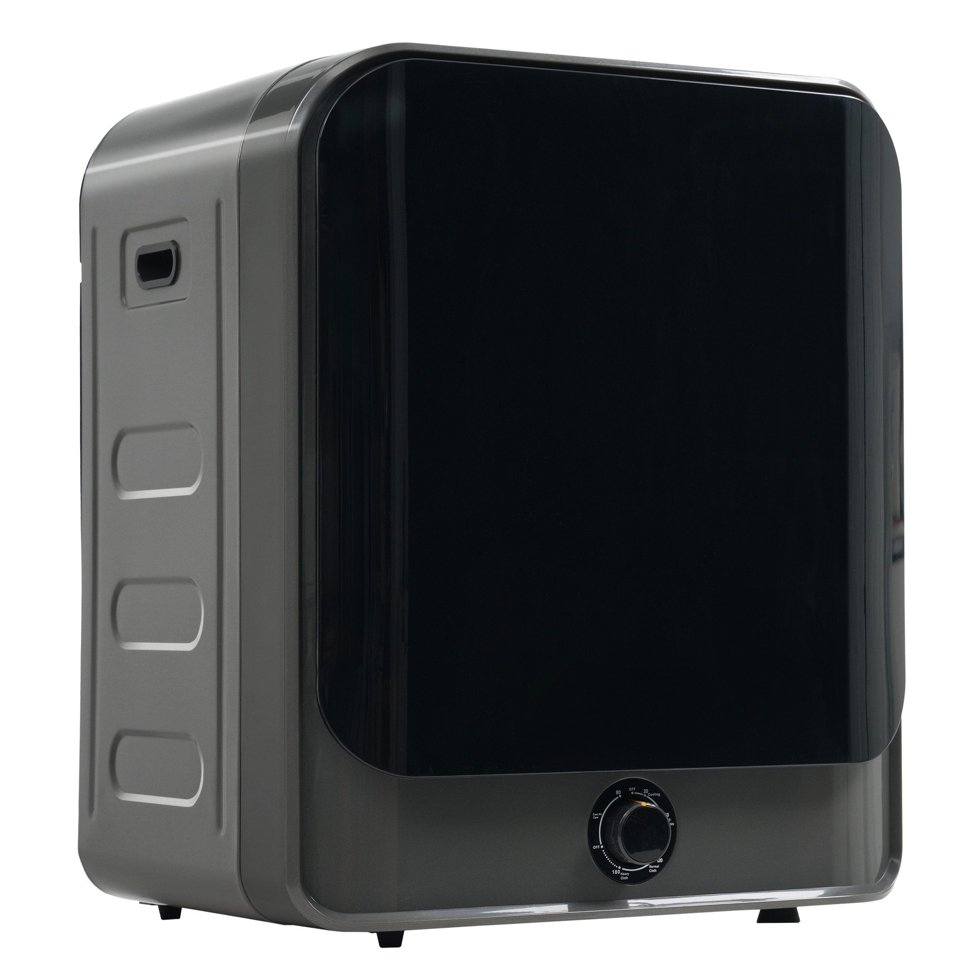 Merax Ablufttrockner GL-JH30W Überhitzungsschutz & Mehrfachfiltration,  3kg (bis 4,5kg) 830W, Wäschetrockner mit Edelstahltrommel, 5 Programme, freistehend/hängend