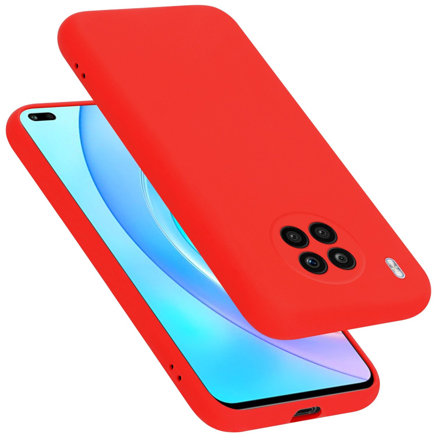 Cadorabo Handyhülle für Honor 50 LITE Hülle Honor 50 LITE, Flexible Hülle TPU Silikon Schutzhülle Back Cover Case