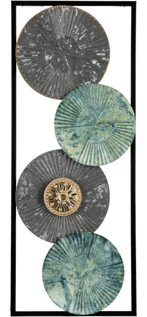Bönninghoff Metallbild ABSTRAKT – ORNAMENTE 20x50 cm – Deko modern