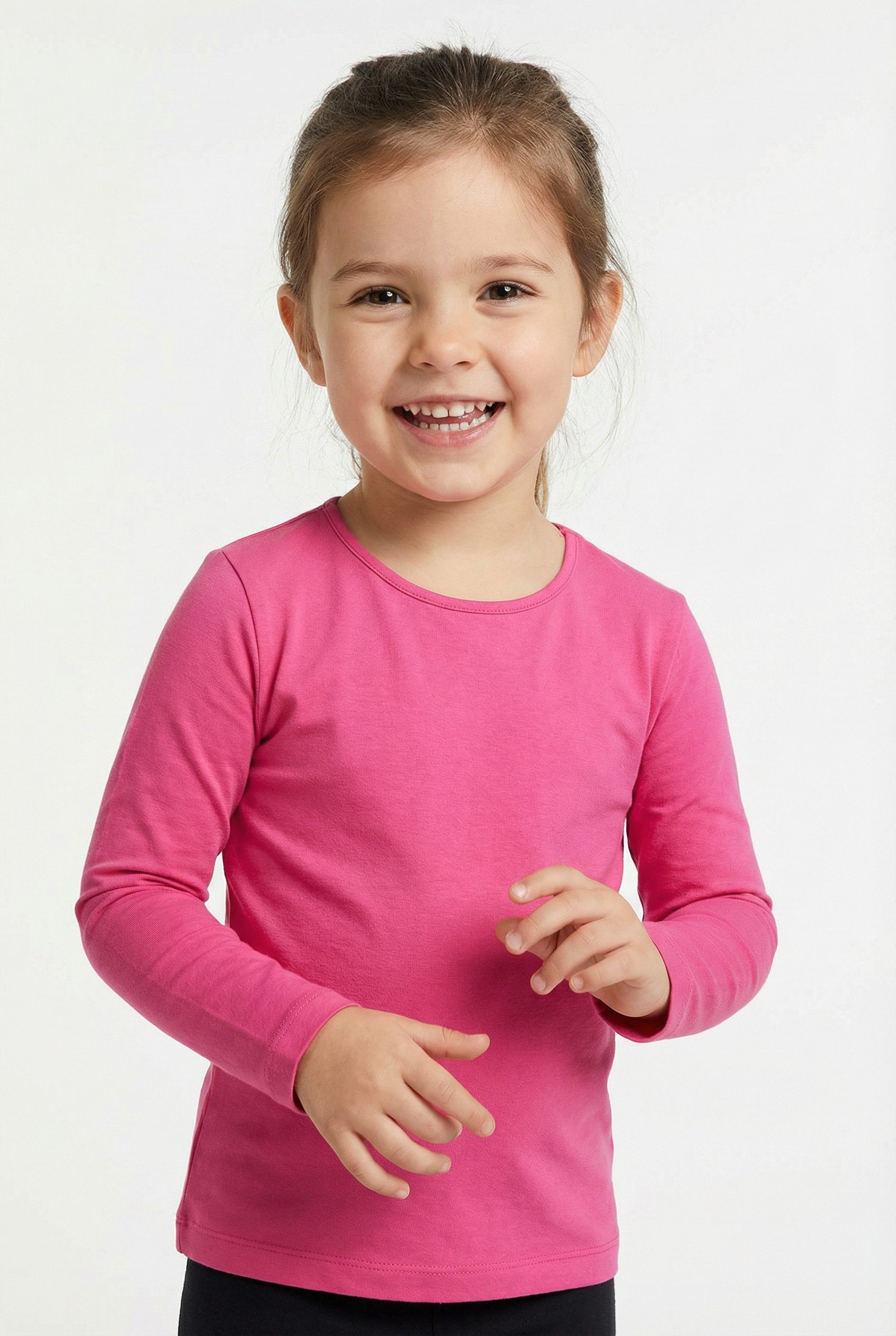 happy girls Langarmshirt in Basic-Form