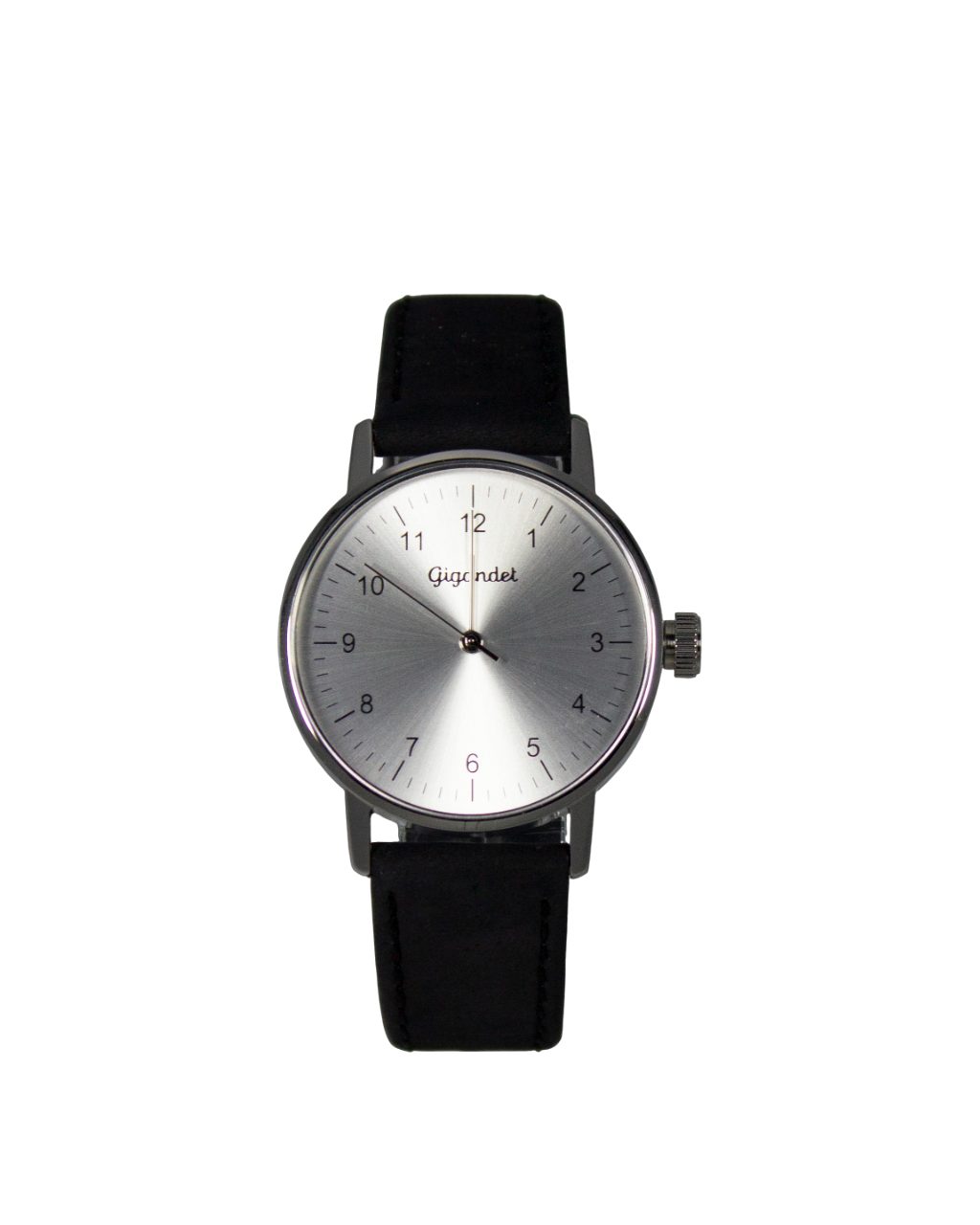 Gigandet Quarzuhr Damenuhr, Armbanduhr, Businessuhr, 35mm, MINIMALISM G27-008, Mineralglas, Lederband, Schlicht, Flach, 3bar/30m wasserdicht