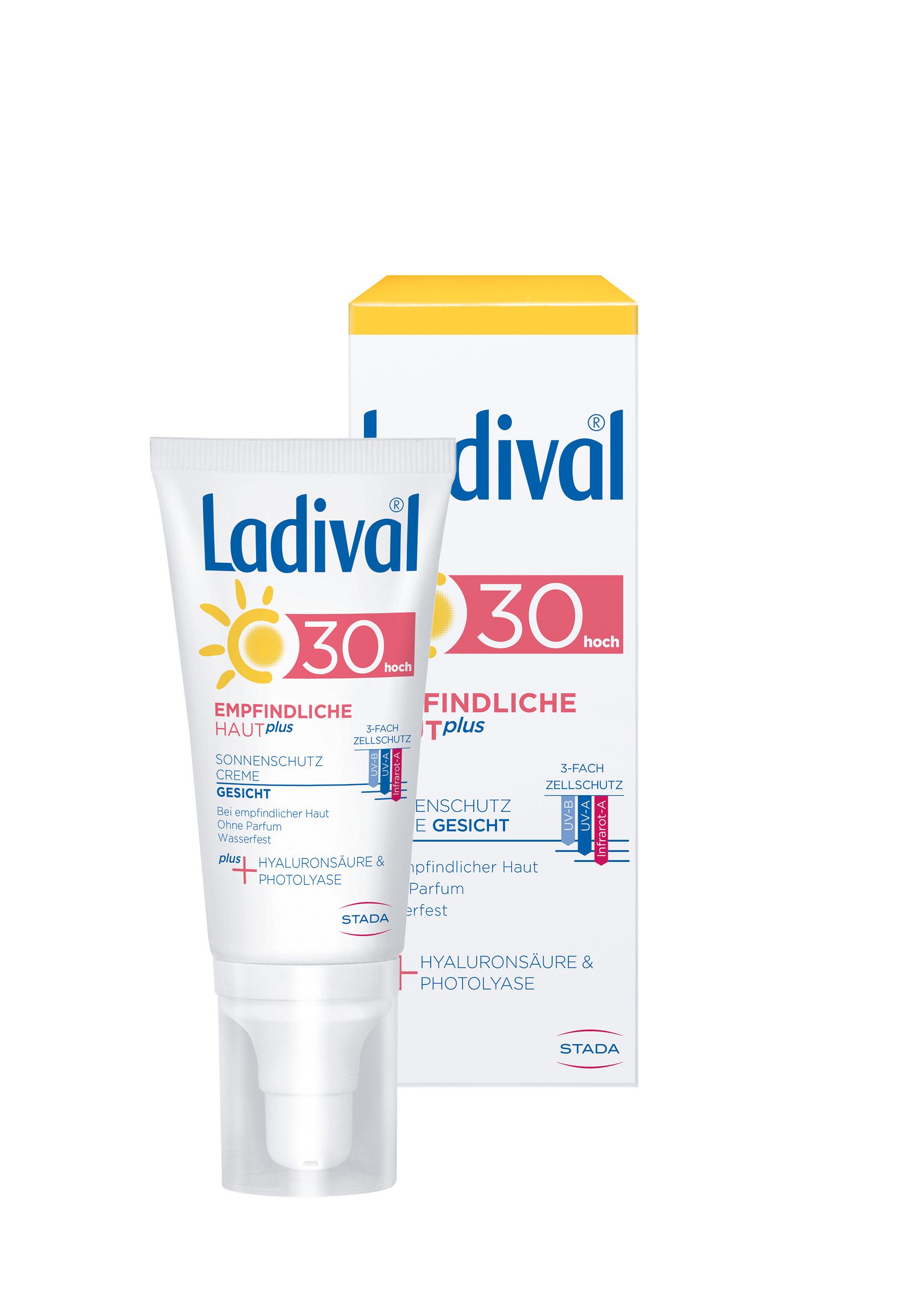 Sonnenschutzcreme Empfindliche Haut Plus Sonnenschutz Creme für das Gesicht LSF 30