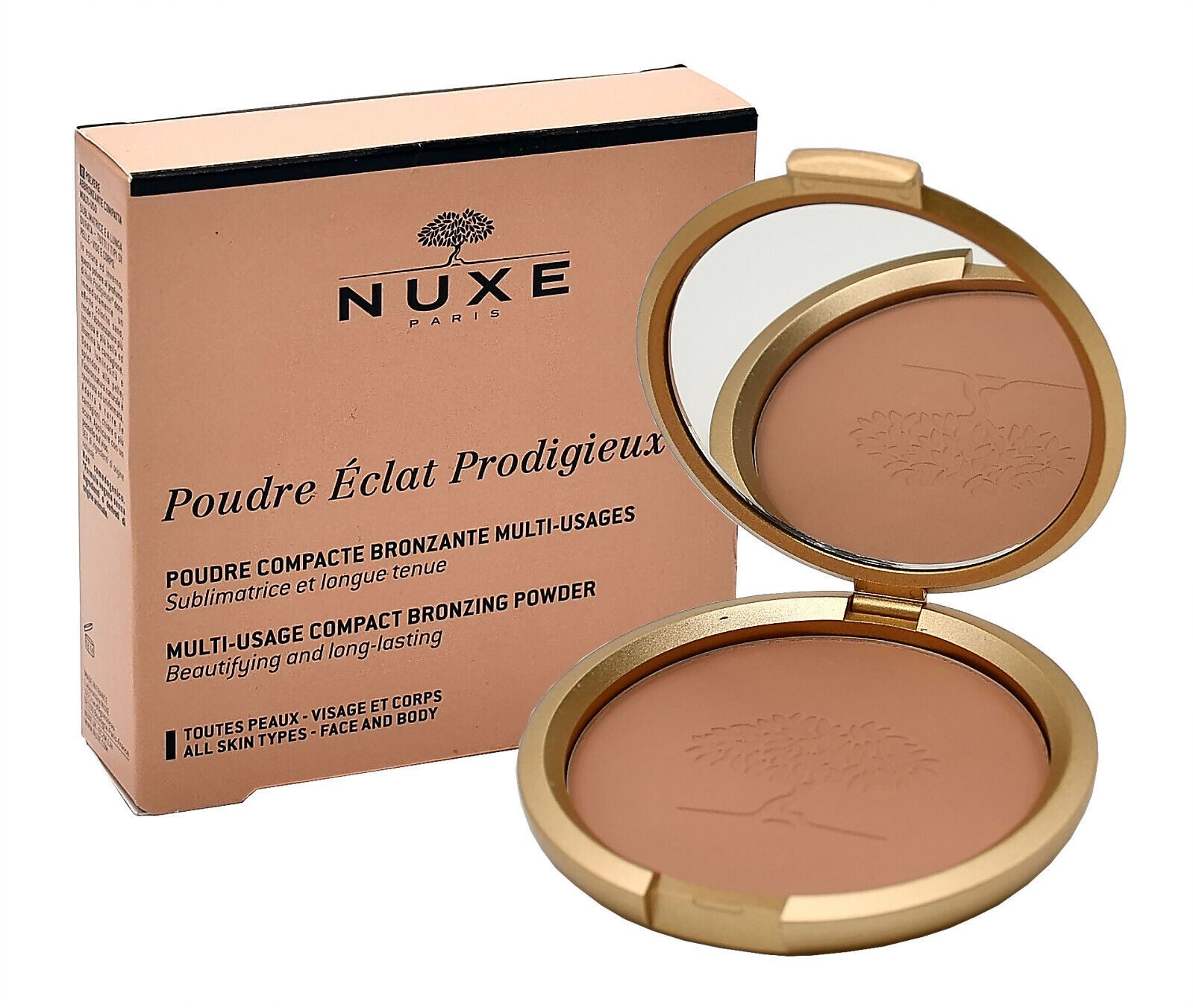 Nuxe Paris Bronzing-Palette Nuxe Poudre Eclat Compact Bronzing Powder Face and Body 25g