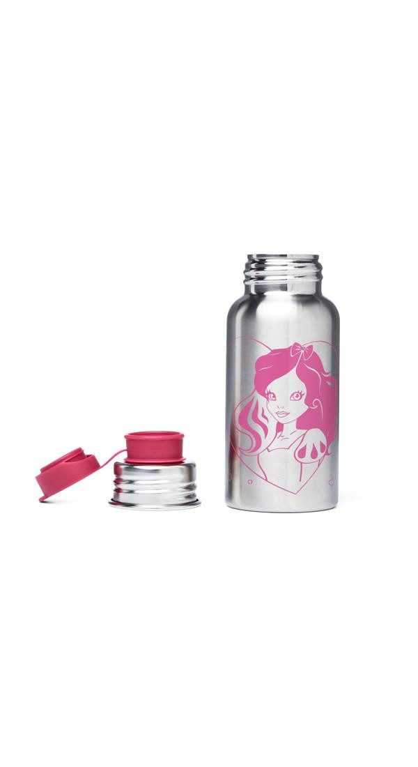 ergobag Trinkflasche Edelstahl Trinkflasche, auslaufsicher und kohlensäuregeeignet