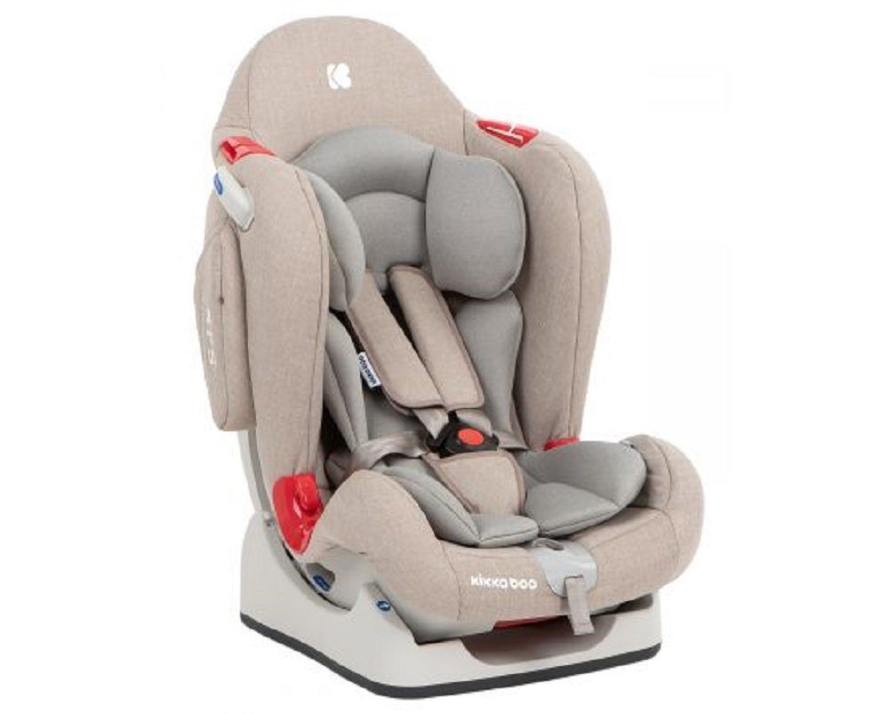 Kikkaboo Autokindersitz Kindersitz O'Right 0/1/2, Rückenlehne beige (0 Gruppe bis: - verstellbar 25 kg), kg, 25