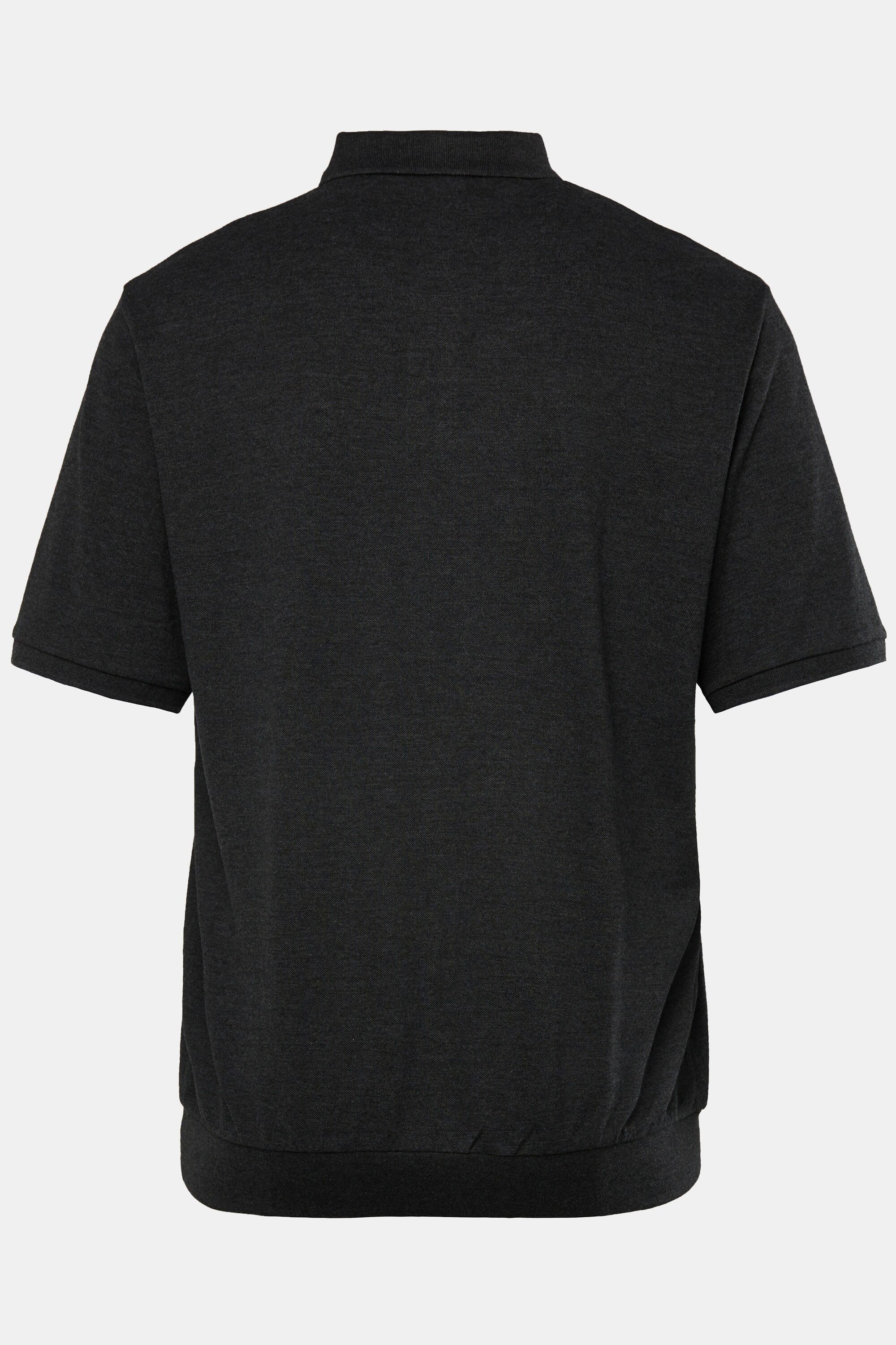 Men Plus Poloshirt Poloshirt Bauchfit Basic Piqué Halbarm Bestseller – Bild 3 von 3