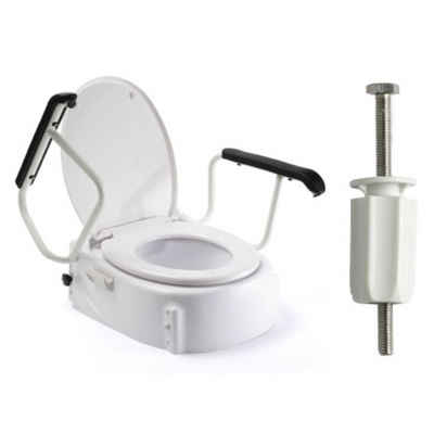RUSSKA Toiletten-Stuhl Russka Toilettensitzerhöher mit Armlehnen