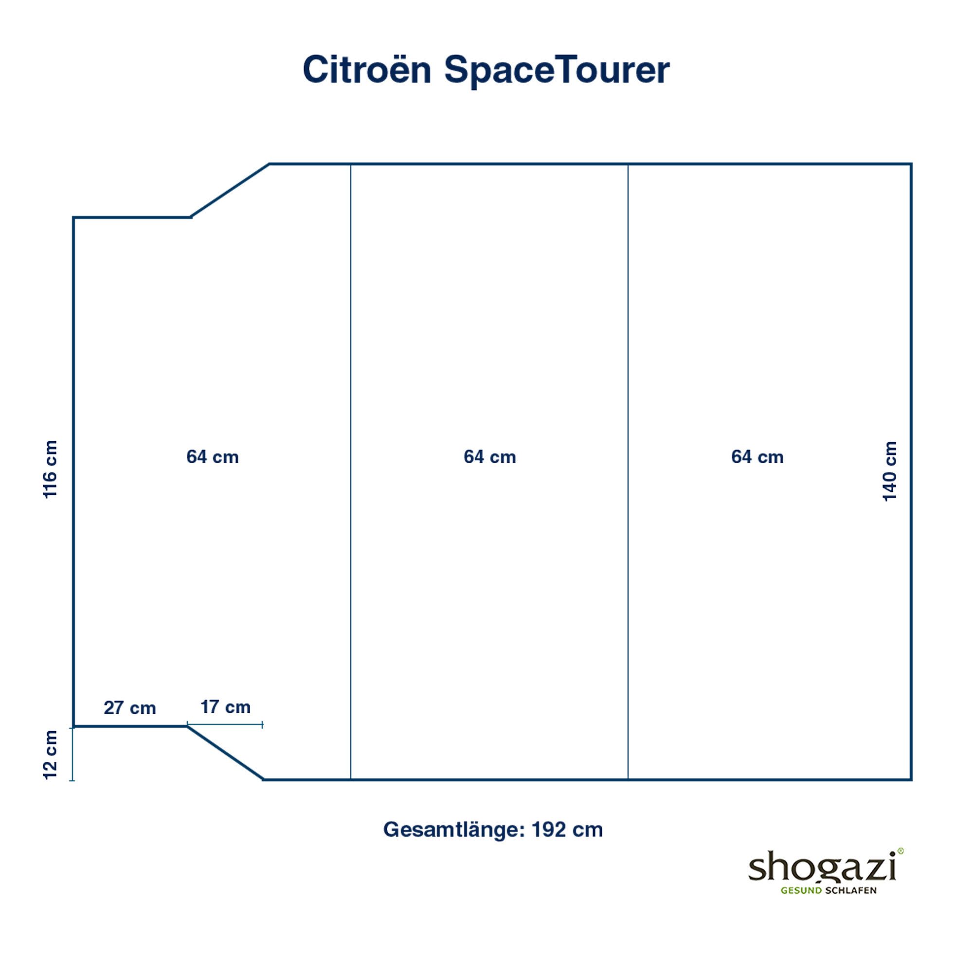 Matratzenauflage Automatratze shogazi ®, Citroen Spacetourer günstig online kaufen