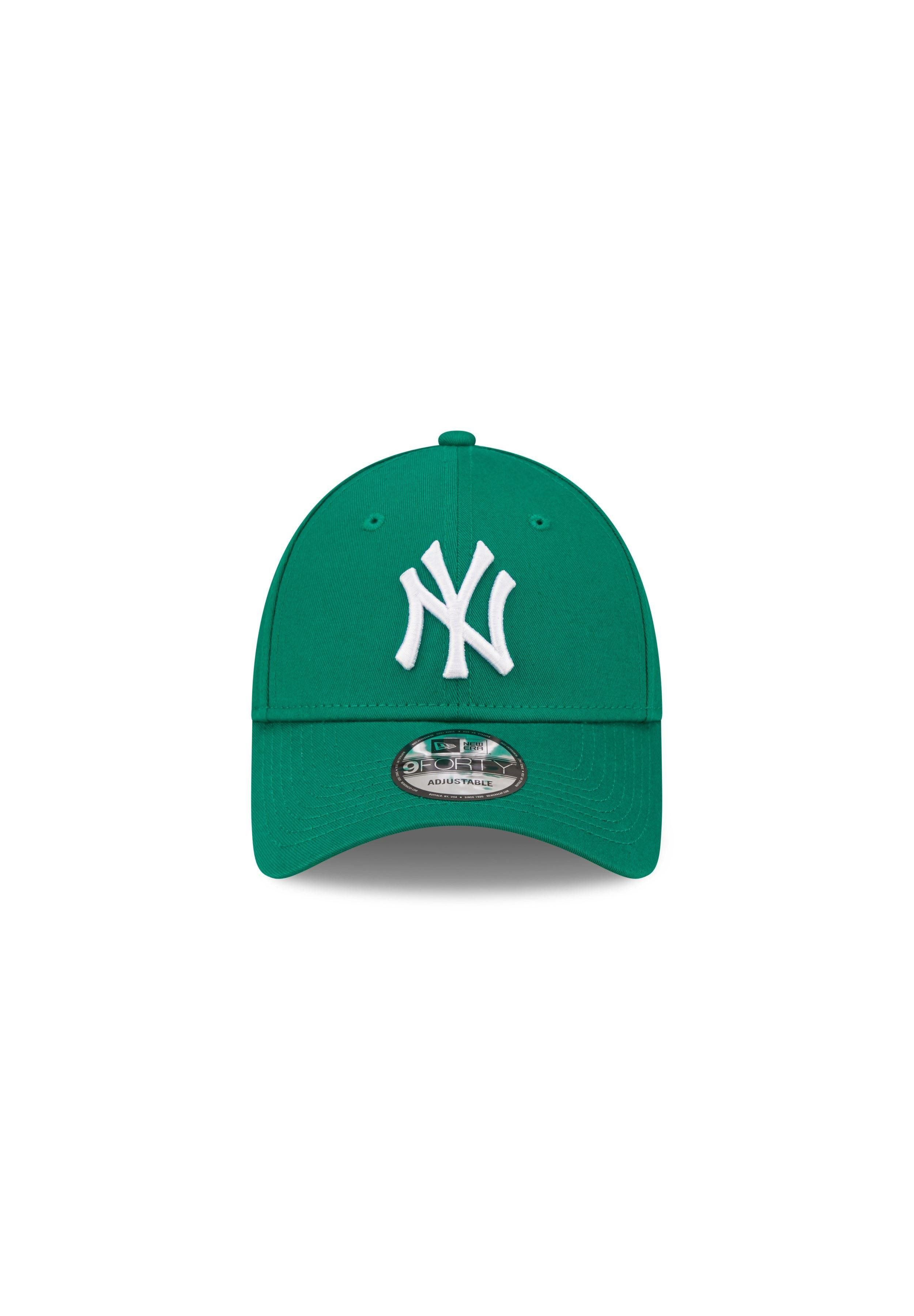 New Era Baseball Cap New York Yankees MLB League Essential Green 9Forty Adjustable Women Ca (1-St)