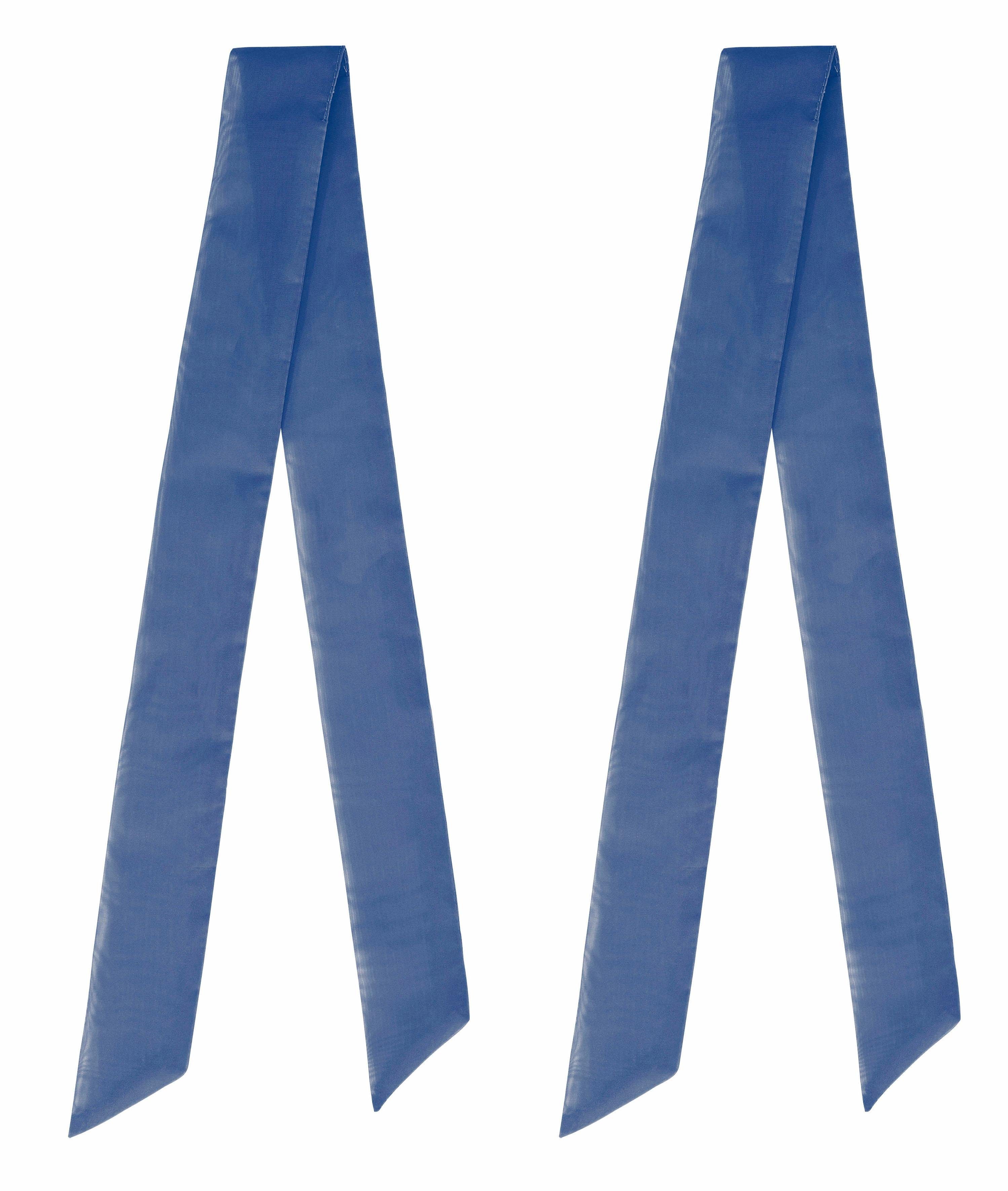 Villars, blau Fertiggardine, home, my Voile, transparent Raffhalter, Ösen St), 2 inkl. Vorhang, transparent, Gardine (2