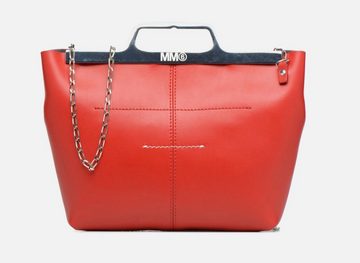MAISON MARGIELA Schultertasche MM6 Maison Margiela Chain Crossbody Red Calf Bag Tasche Shoulderbag Ha