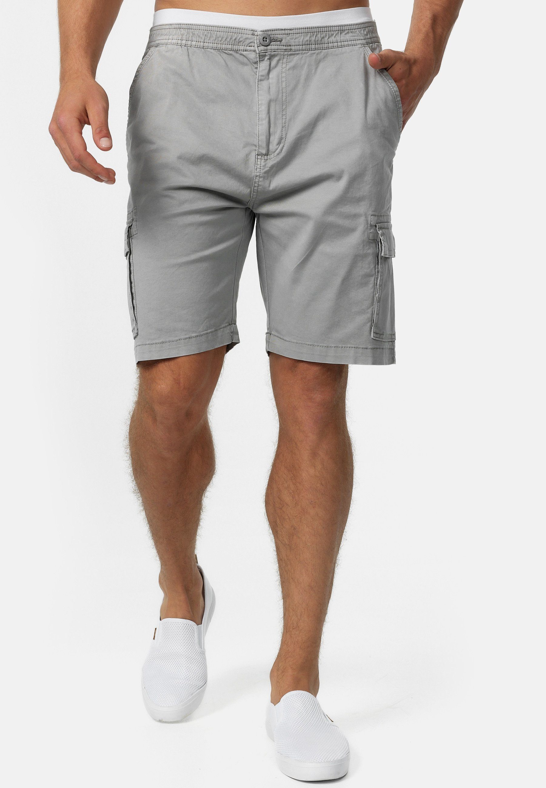 Indicode Grey Kinnaird Lt Cargoshorts