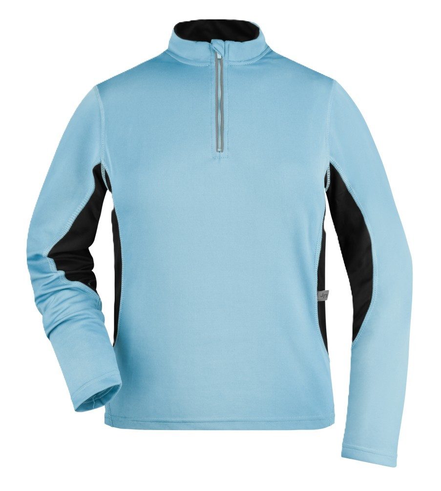 James & Nicholson Laufshirt Funktionelles Damen Langarm Laufshirt JN317 Atmungsaktiv, feuchtigkeitsregulierend und schnell trocknend