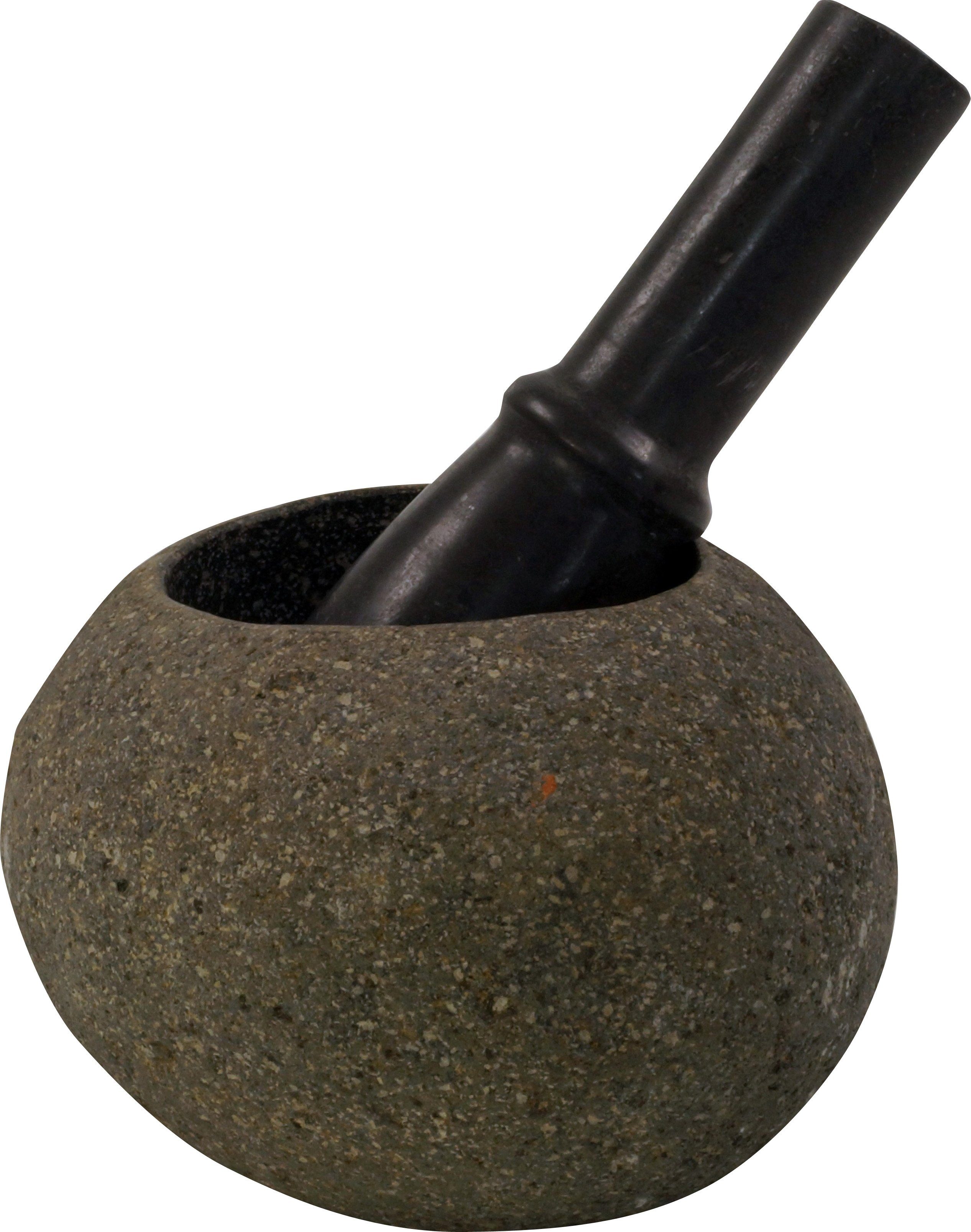 Dekoobjekt Mörser, Gewürzmühle - Flußstein
