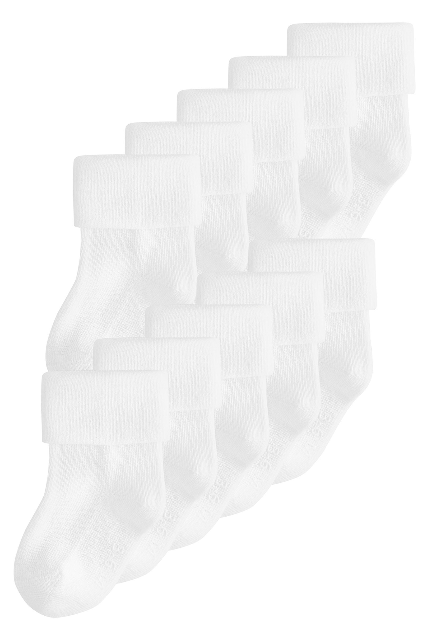 Basicsocken Babysocken mit Umschlag, 10er-Pack
