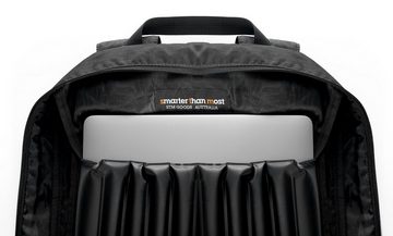 STM Goods Laptoprucksack BagPack (Für Laptops mit maximal 16 Zoll), Zusammenfaltbar, Aufblasbares Luftpolster für Laptop-Fach