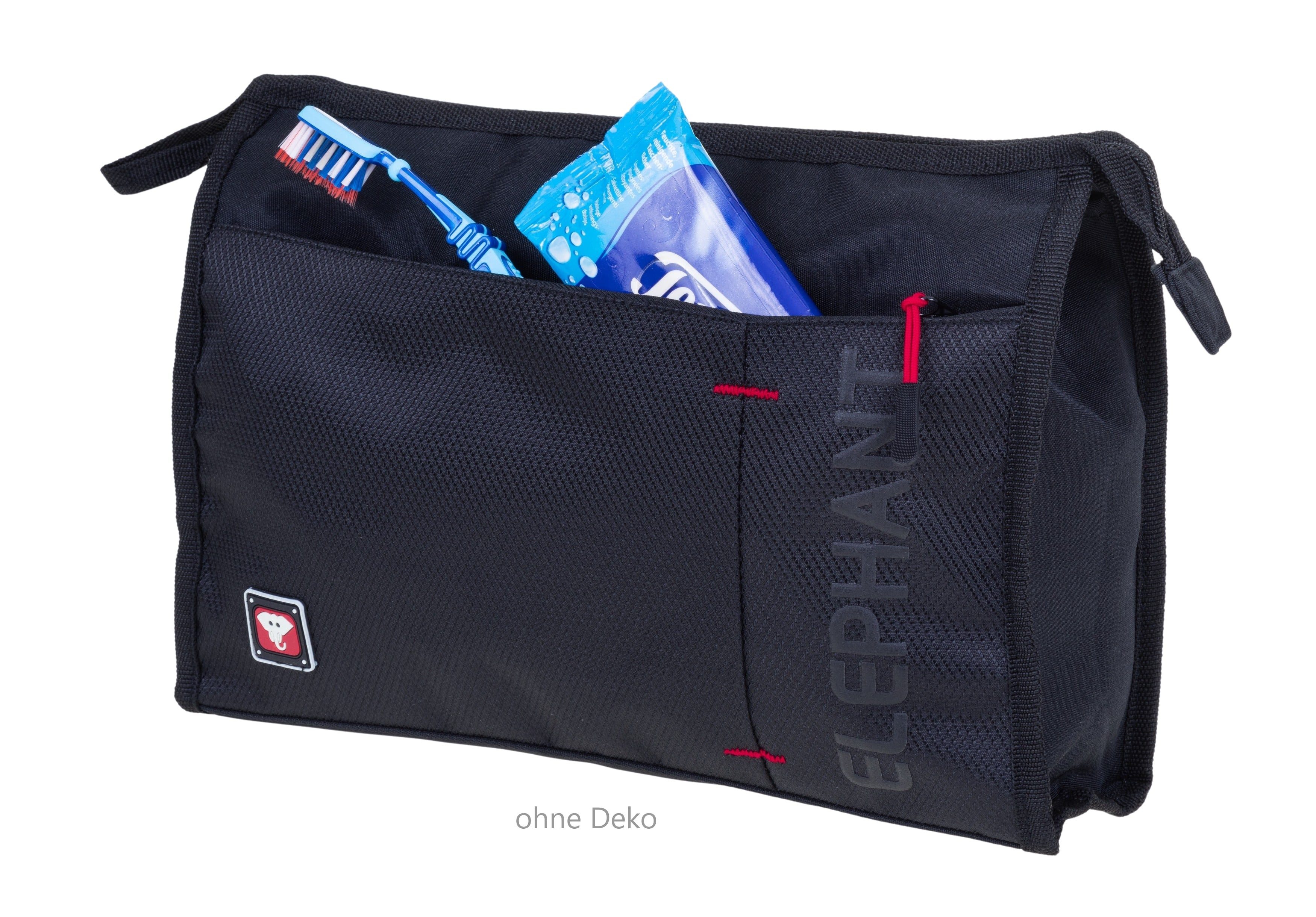 ELEPHANT Kulturbeutel groß Kulturtasche Washbag Herren Damen Kosmetiktasche, wasserabweisend Sauna Reise Sport Tasche Kosmetiktasche Dark – Bild 4 von 5